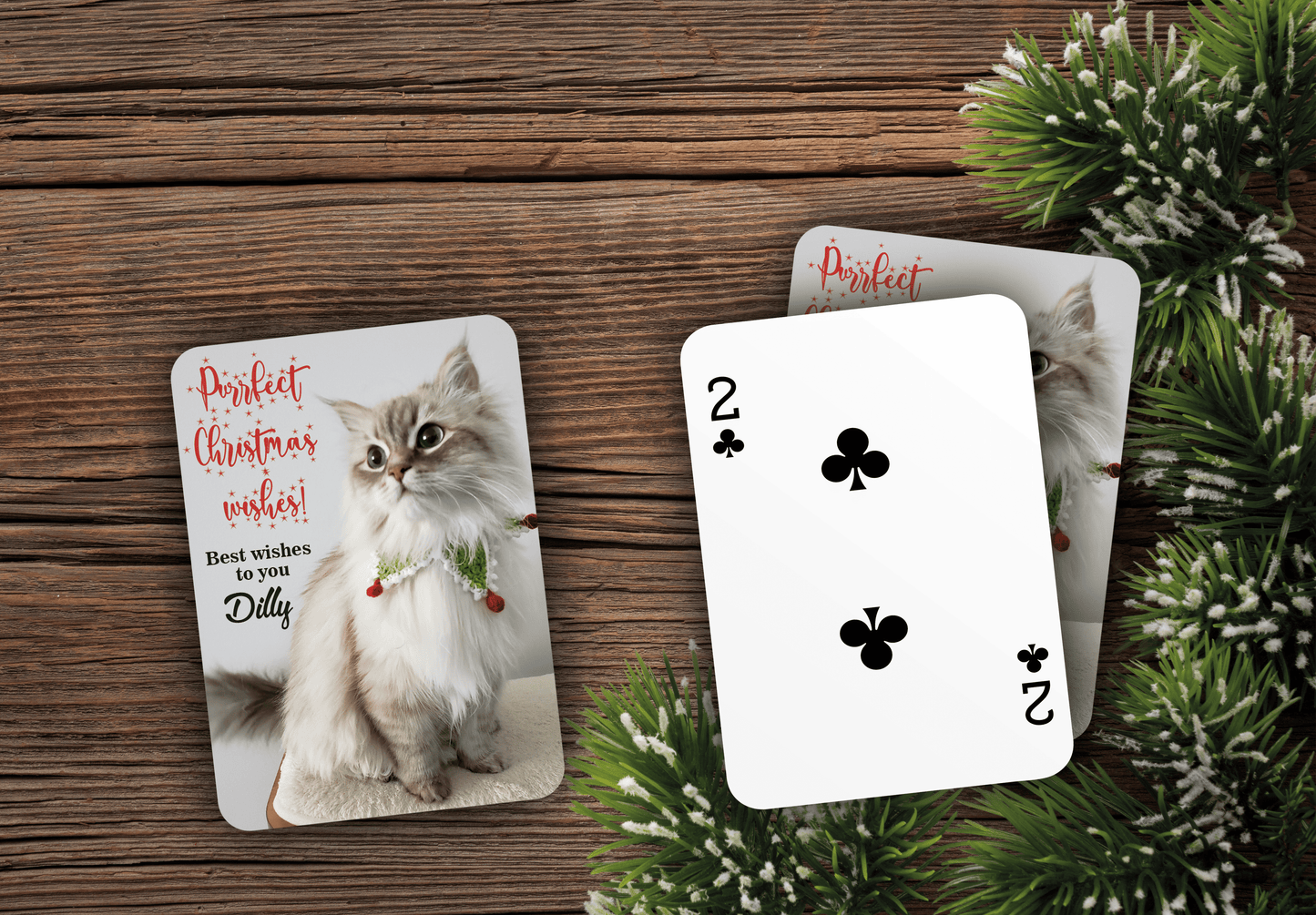 RUSH Marry Christmas Playing Cards