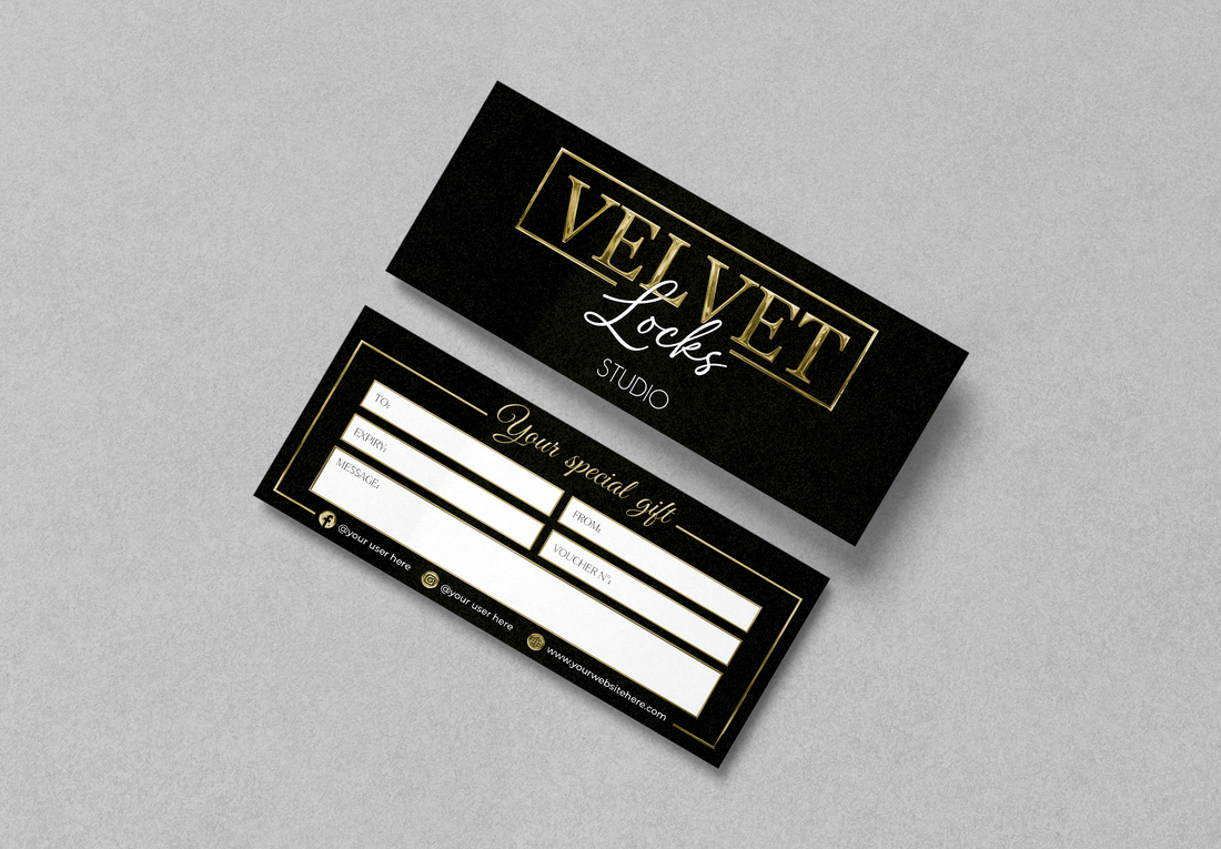 Luxury Custom Gift Certificate