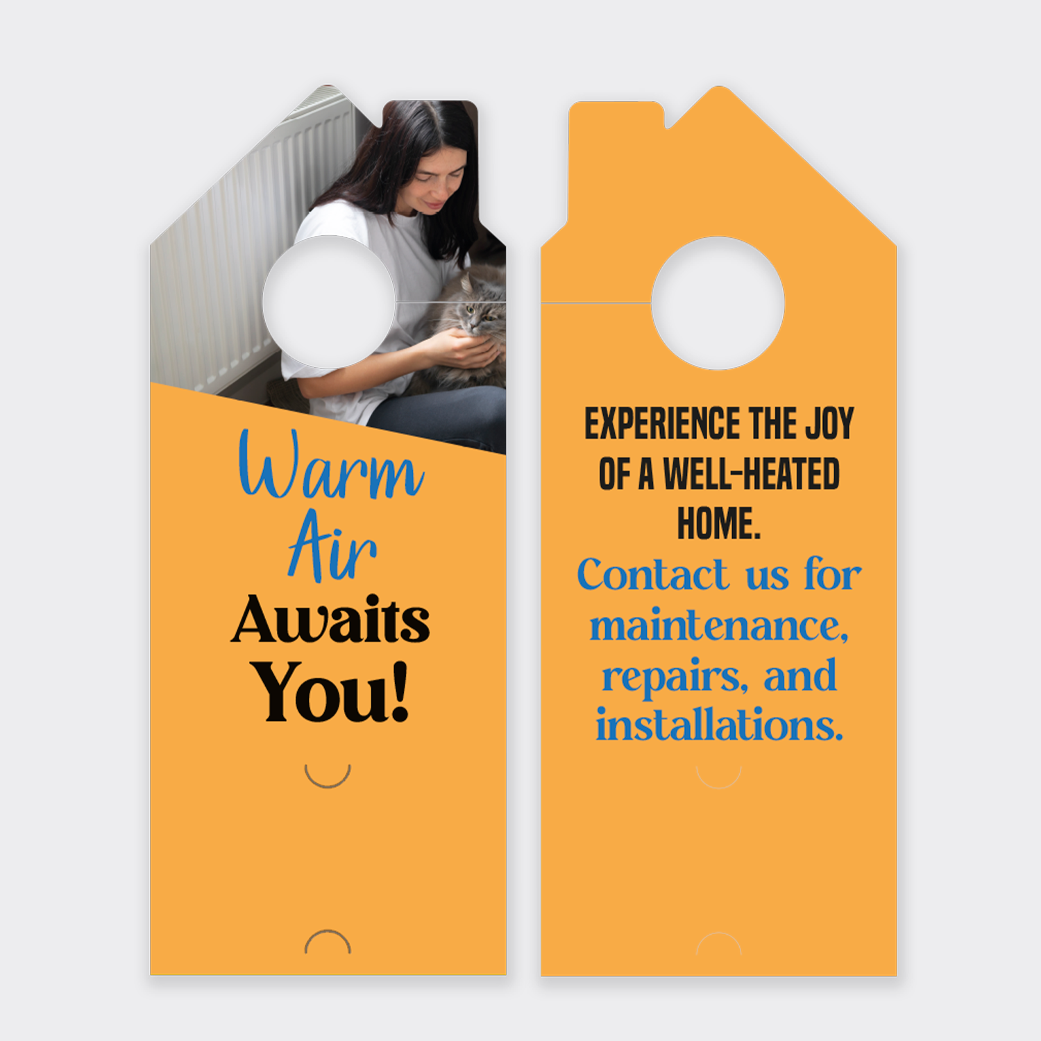 Heating Service Door Hangers