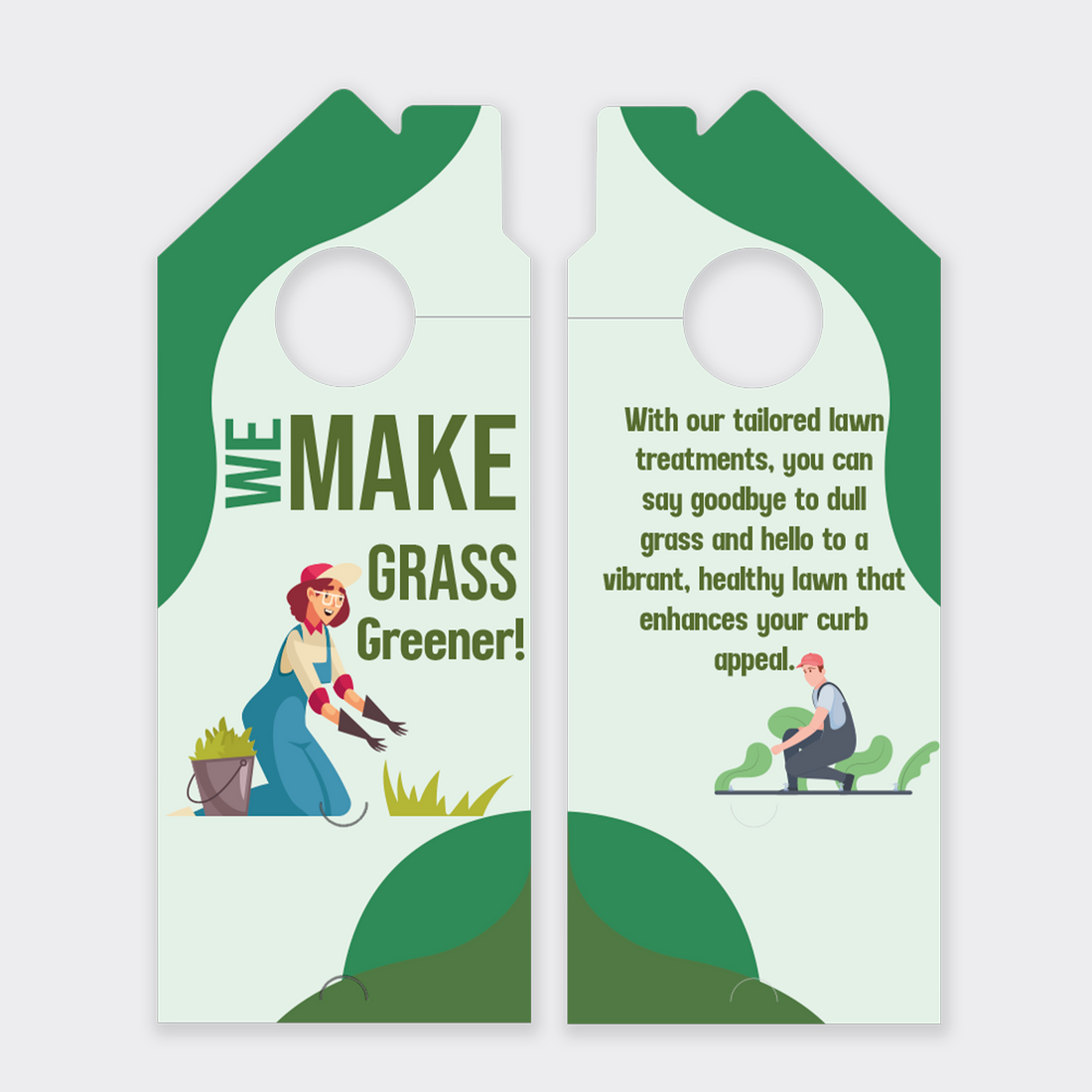 Lawn Care Door Hangers