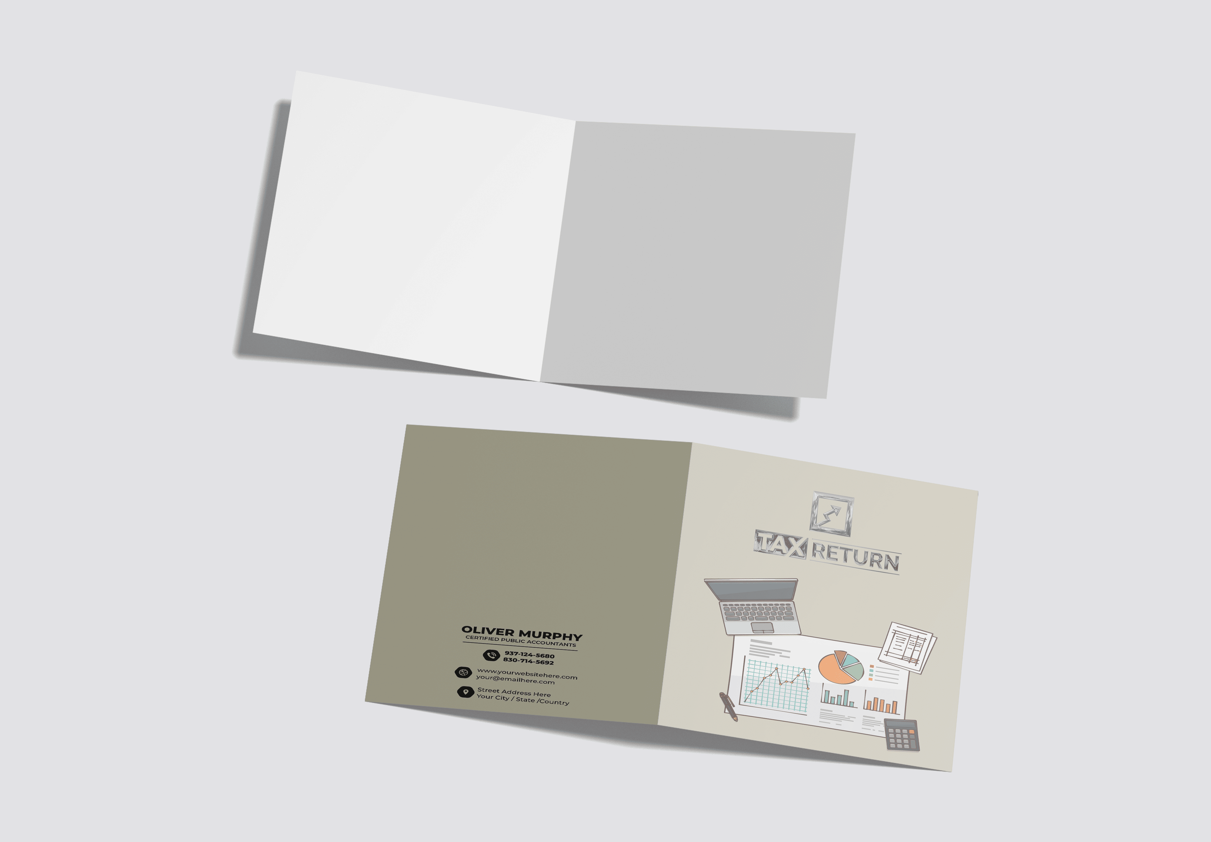 Tax Return Greeting Cards | Luxury