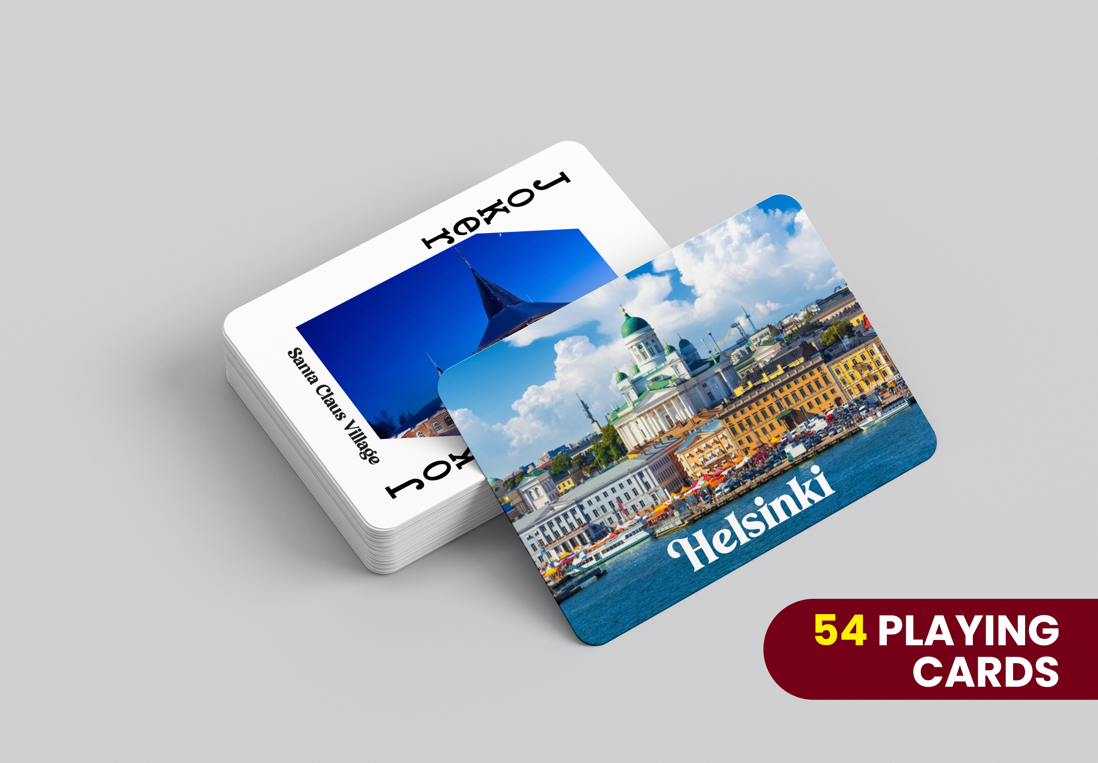 RUSH Magical Towns of Finland Playing Cards