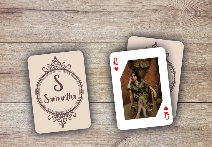 Personalized Playing Cards with Your Name