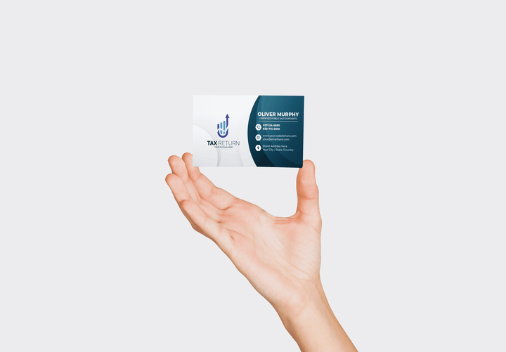 Tax Return Business Card | Economy