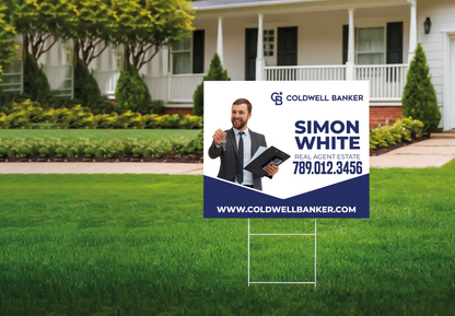 Custom real estate yard sign | Realtor Outdoor sign | Coldwell Banker Open House Sign