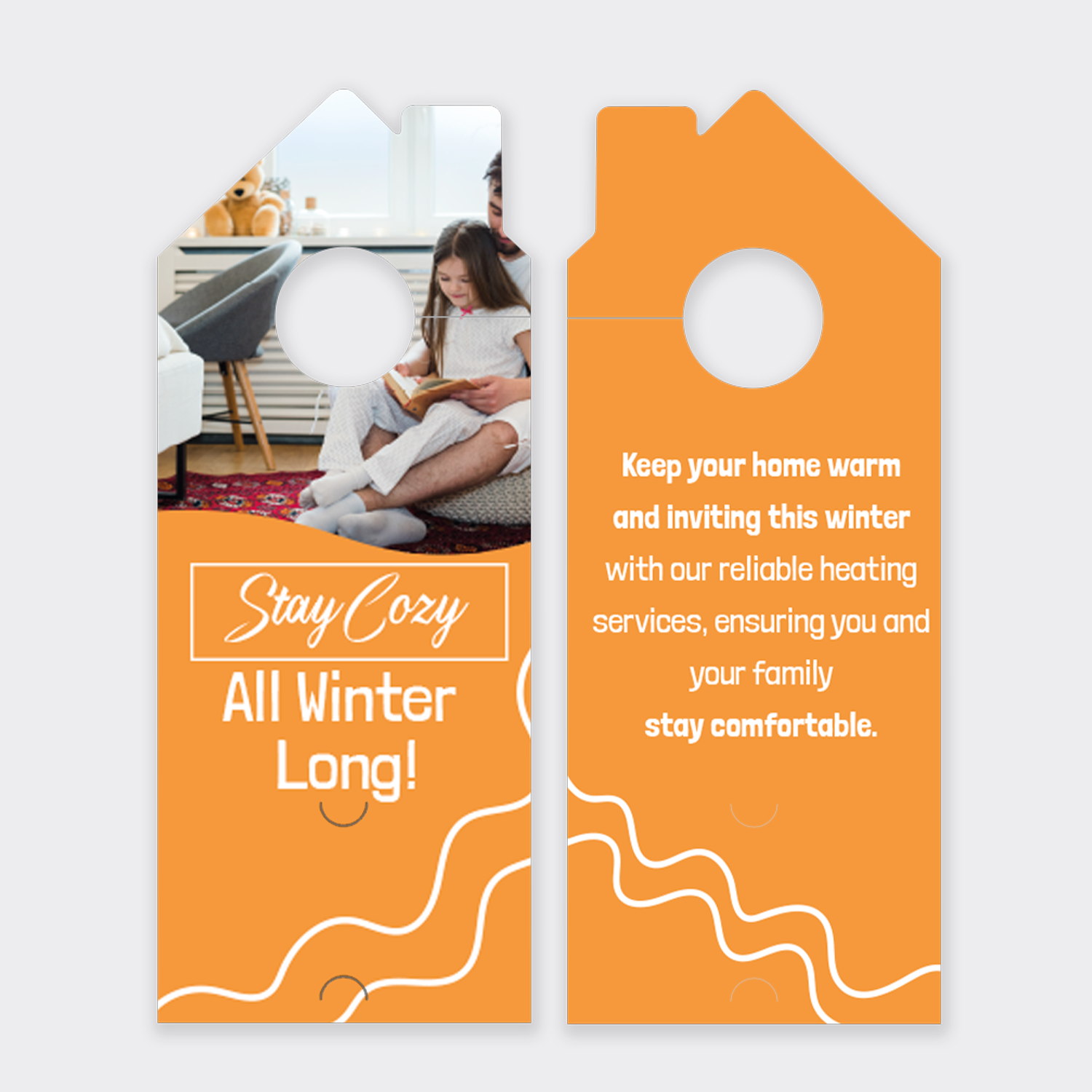 Heating Service Door Hangers