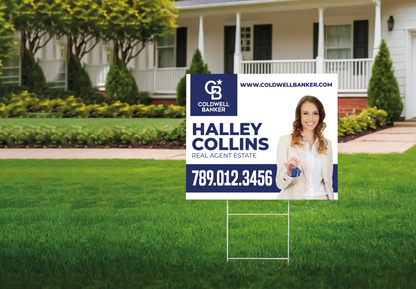 Custom real estate yard sign | Realtor Outdoor sign | Coldwell Banker Open House Sign