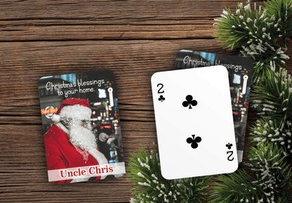 RUSH Marry Christmas Playing Cards