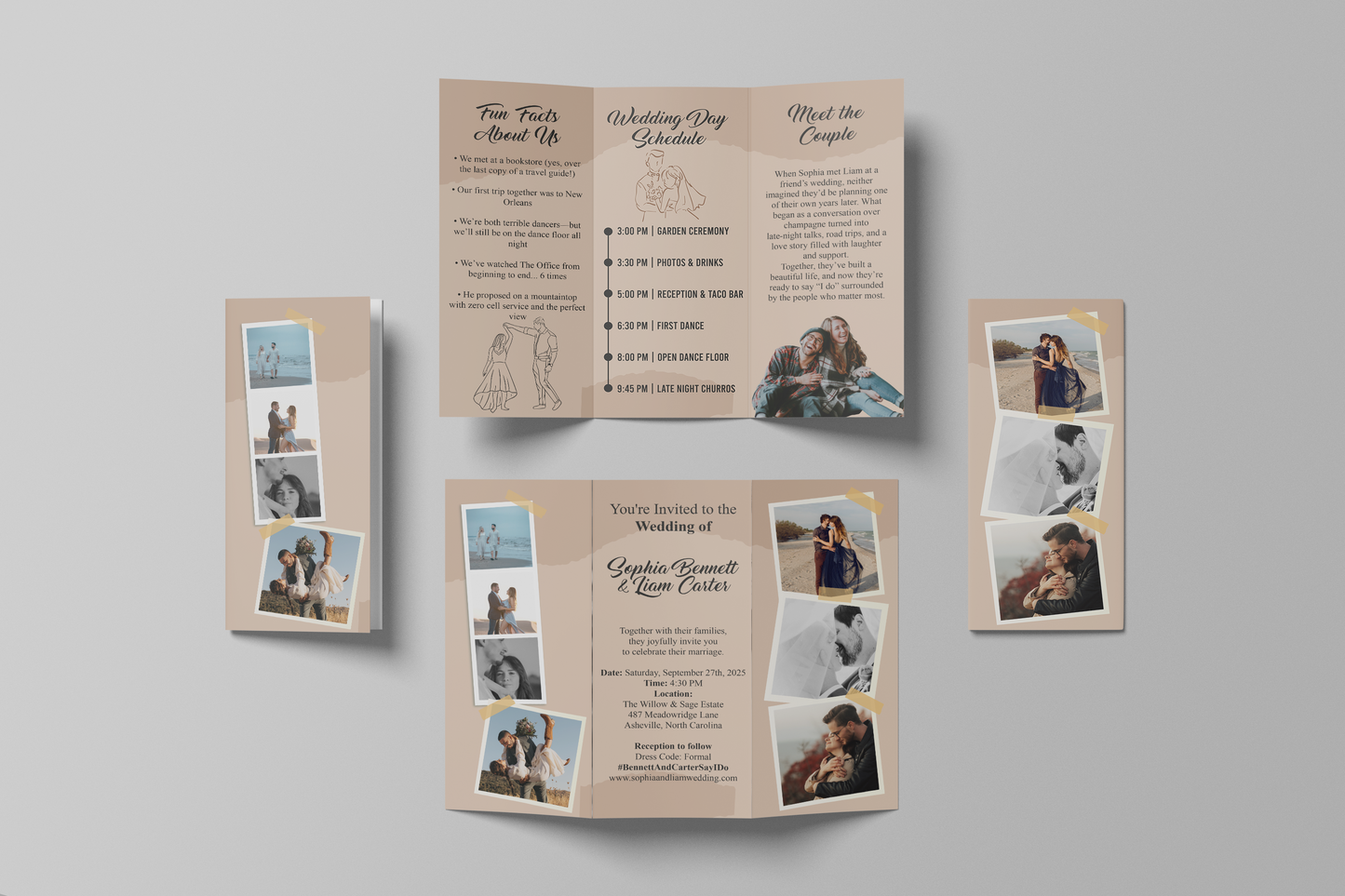 Custom Wedding Brochure