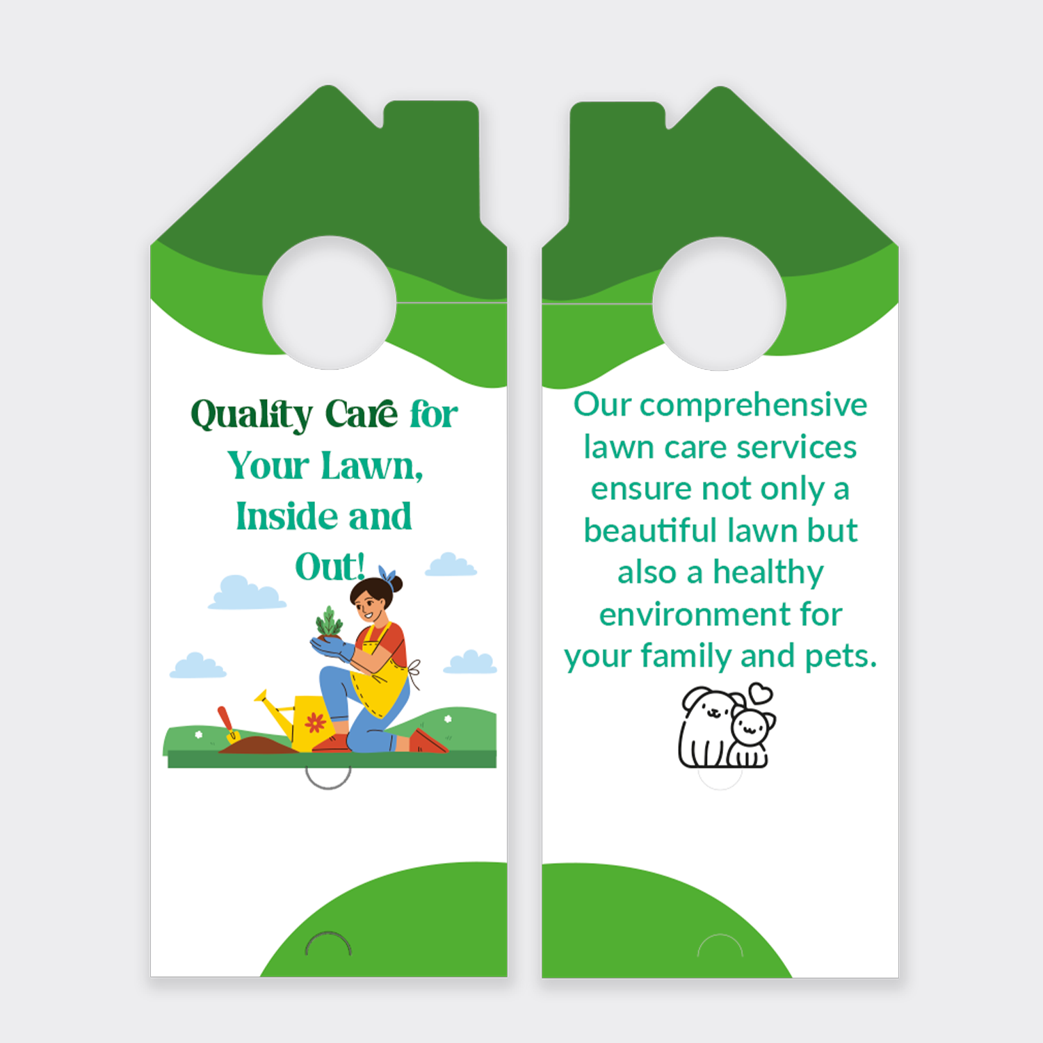 Lawn Care Door Hangers