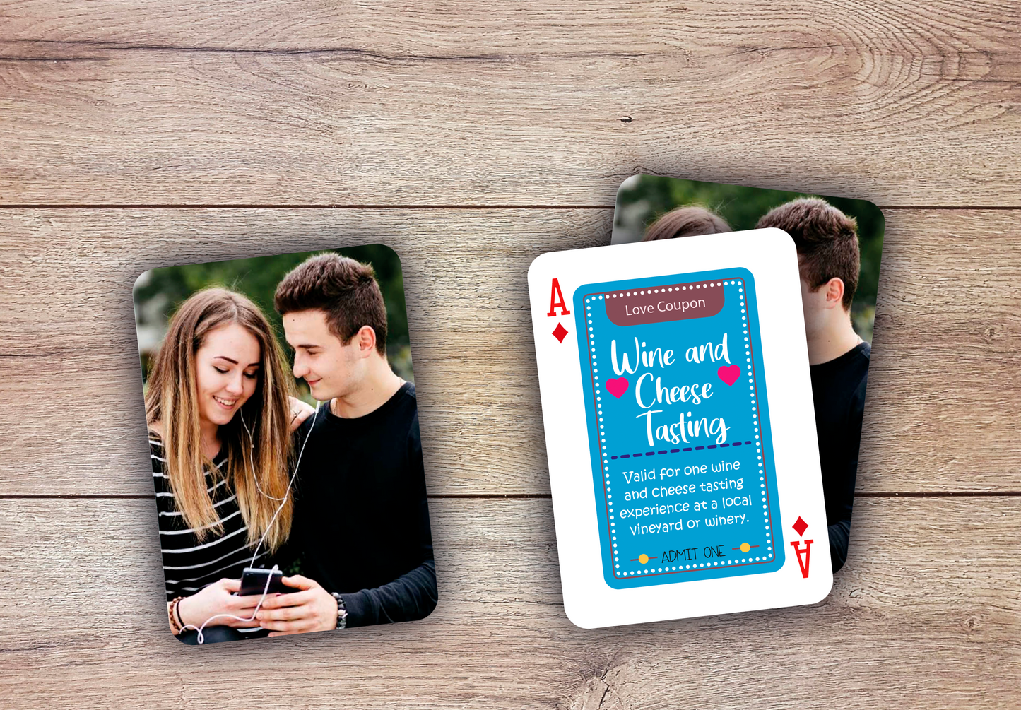 Love Coupon Cards | Love Adventure Playing Cards