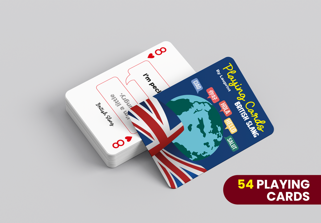 RUSH British Slang Generic Playing Cards