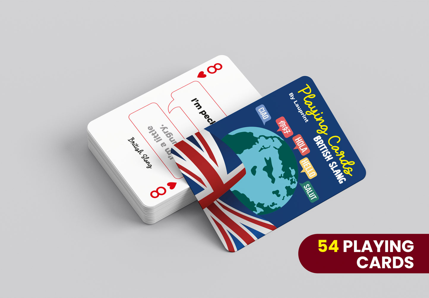 RUSH British Slang Generic Playing Cards