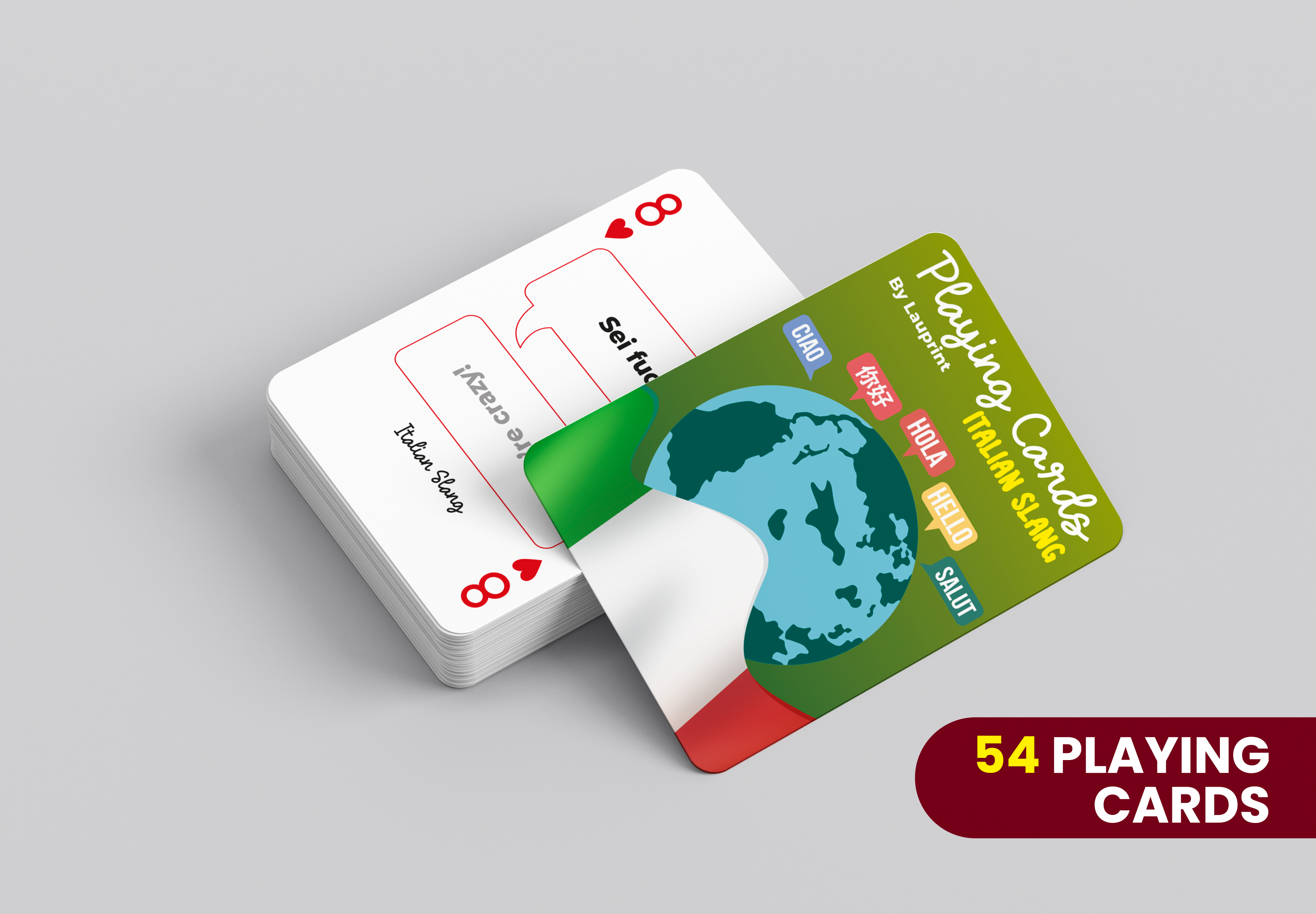 RUSH Italian Slang Generic Playing Cards