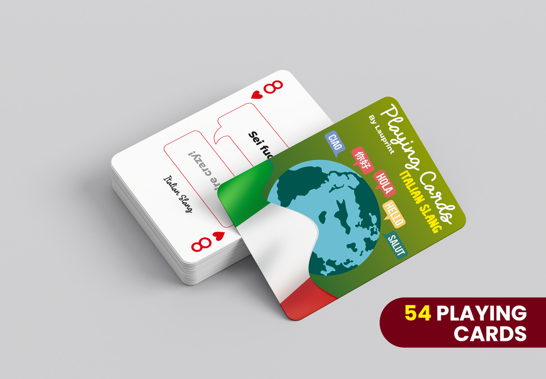RUSH Italian Slang Generic Playing Cards