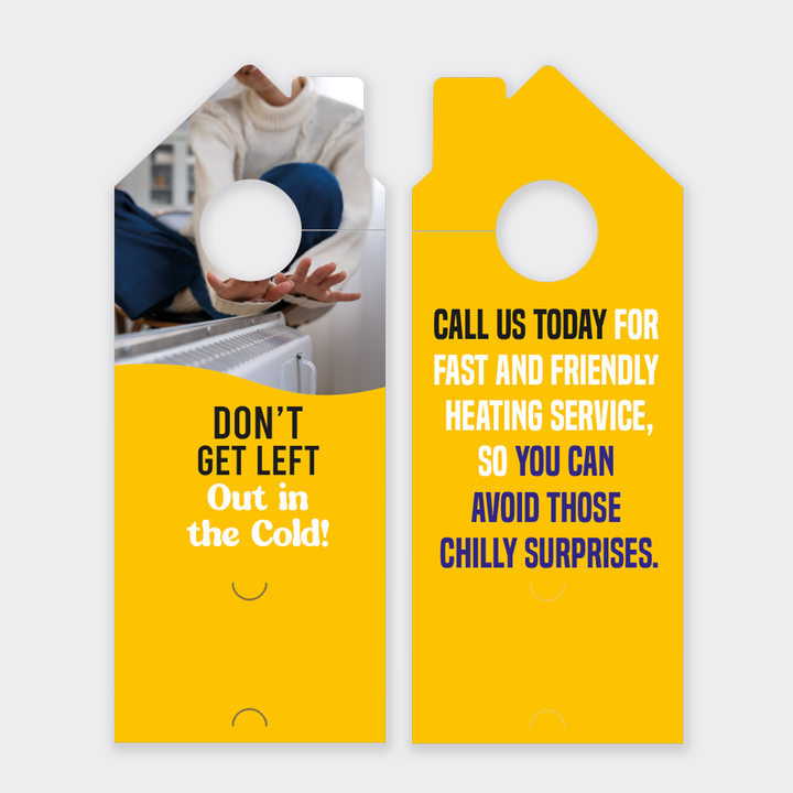 Heating Service Door Hangers