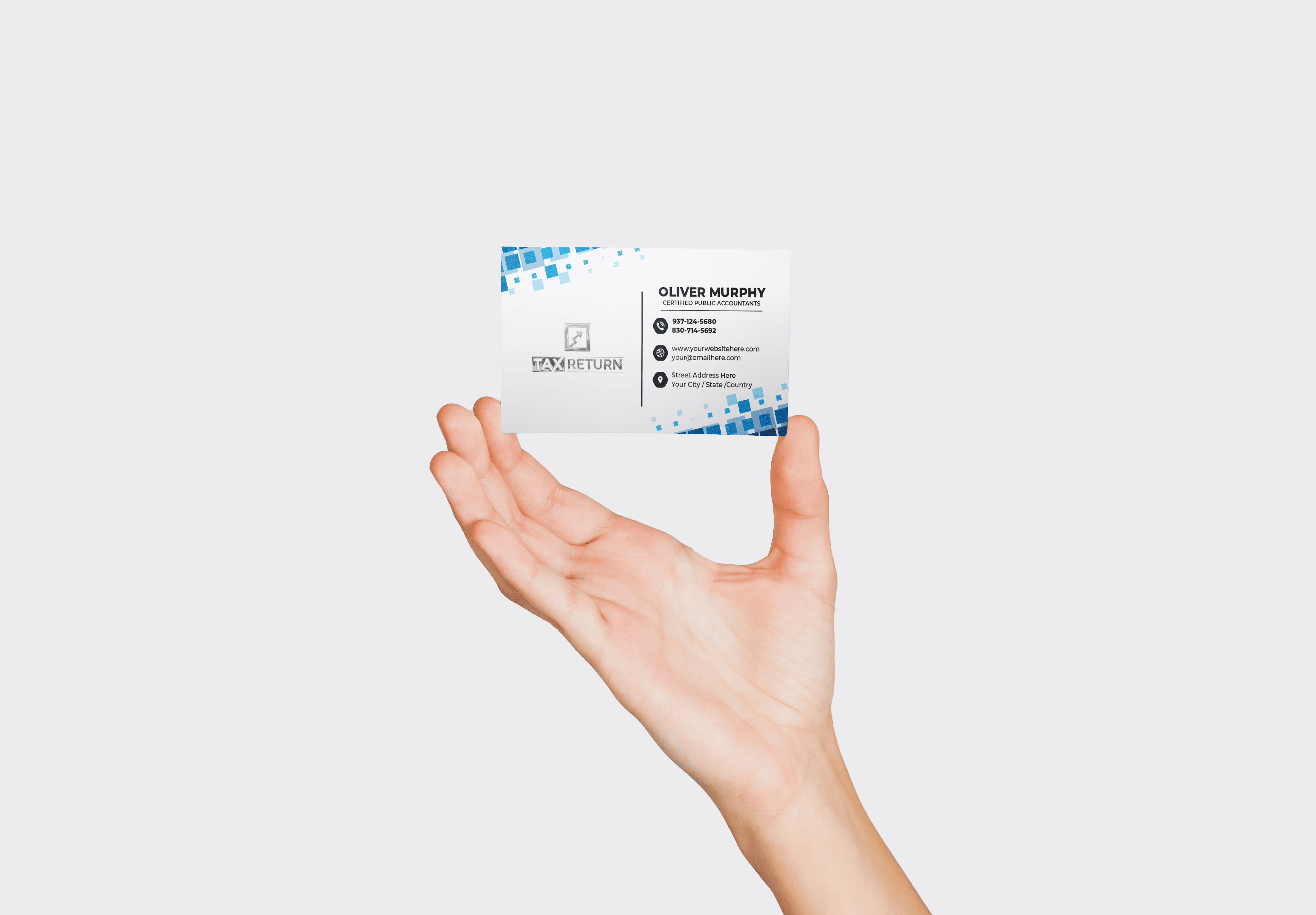 Tax Return Business Card | Luxury