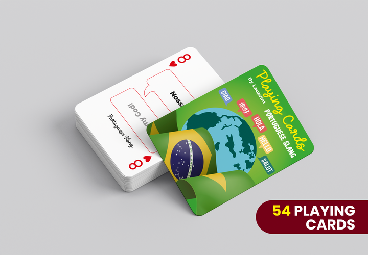 RUSH Portuguese Slang Generic Playing Cards