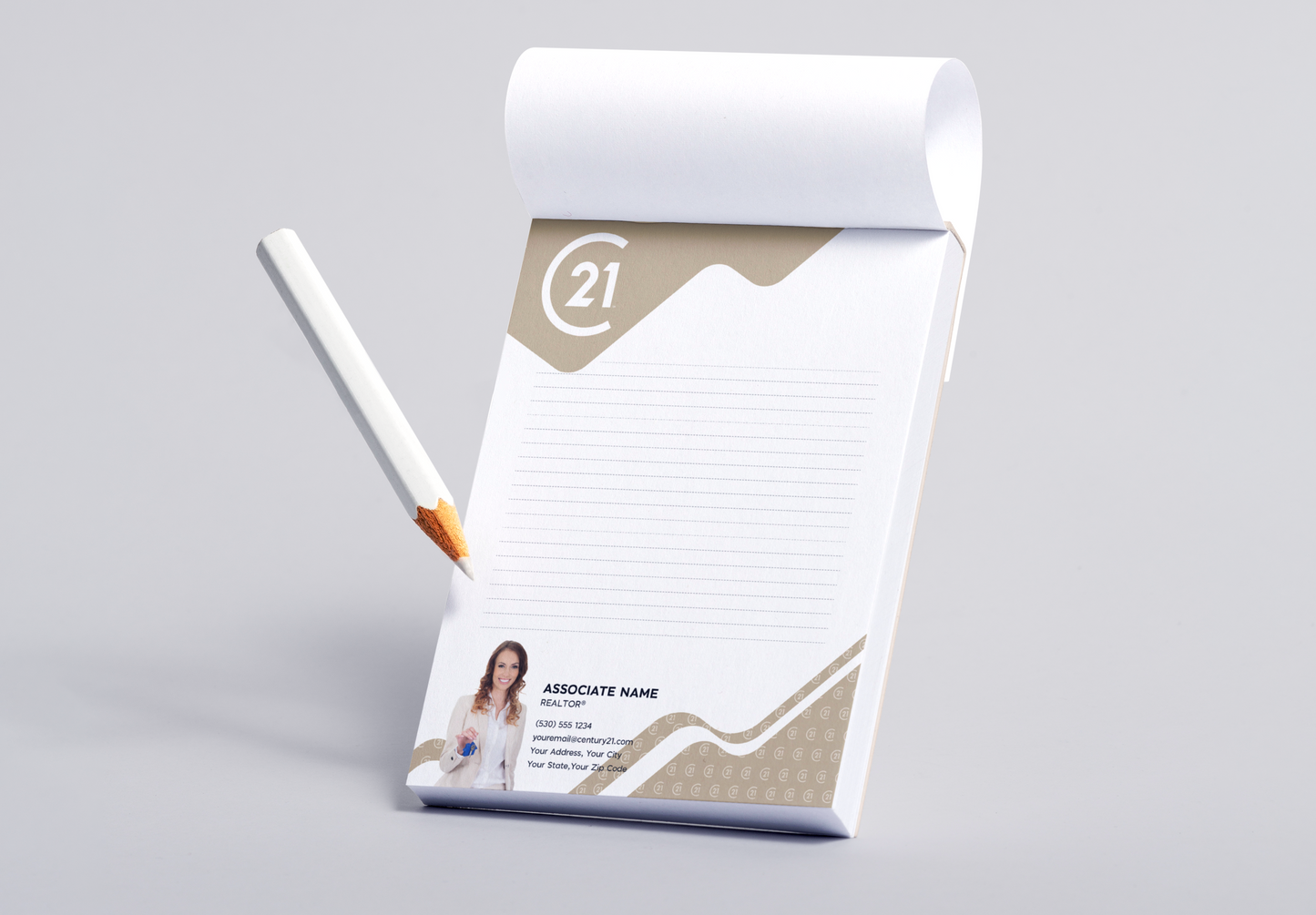 Century 21 Custom Realtor Notepad