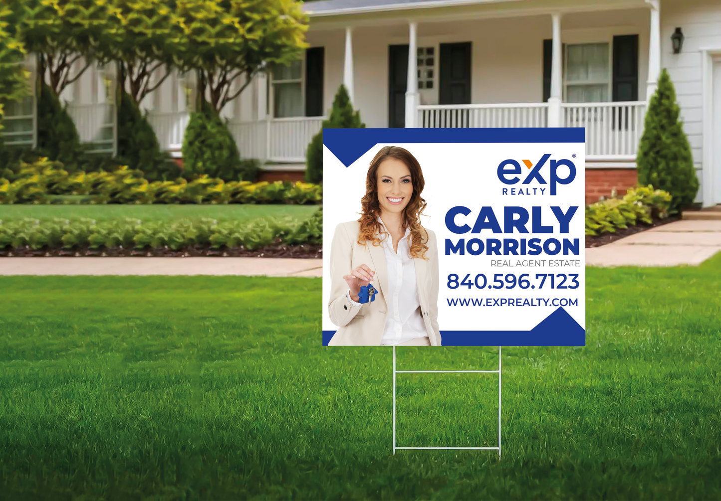 Custom real estate yard sign | Realtor Outdoor sign | eXp Realty Open House Sign