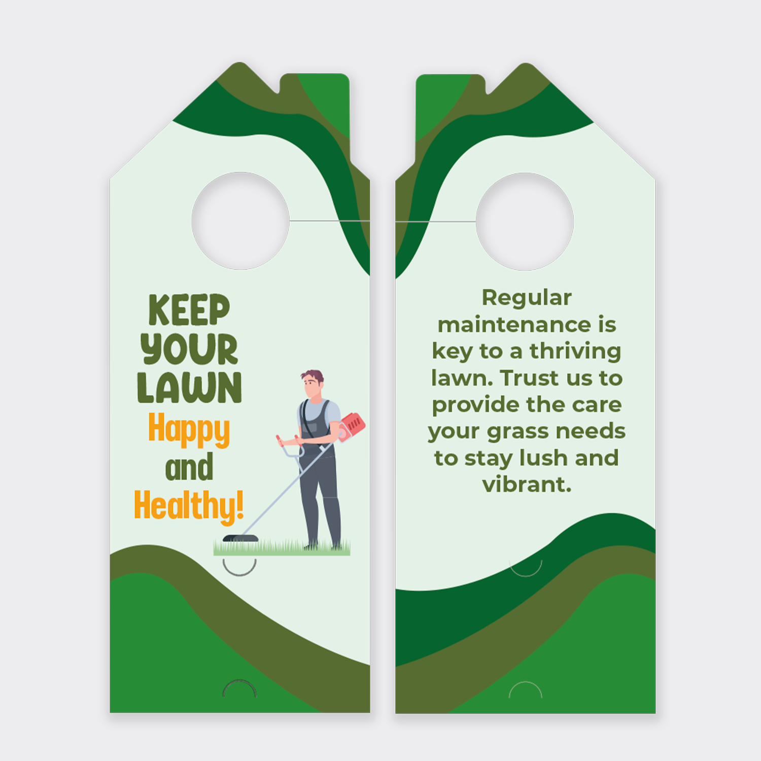 Lawn Care Door Hangers