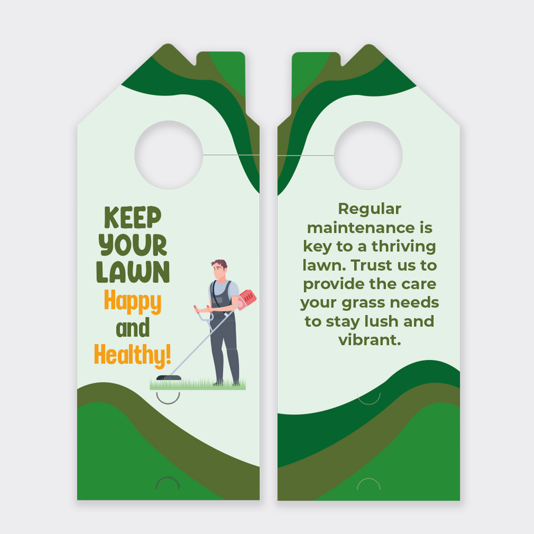 Lawn Care Door Hangers