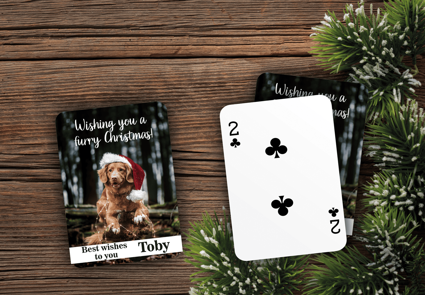 RUSH Marry Christmas Playing Cards