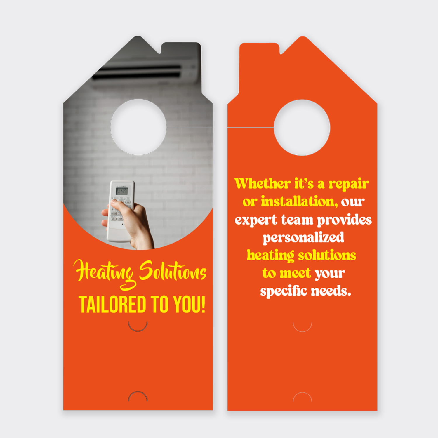 Heating Service Door Hangers