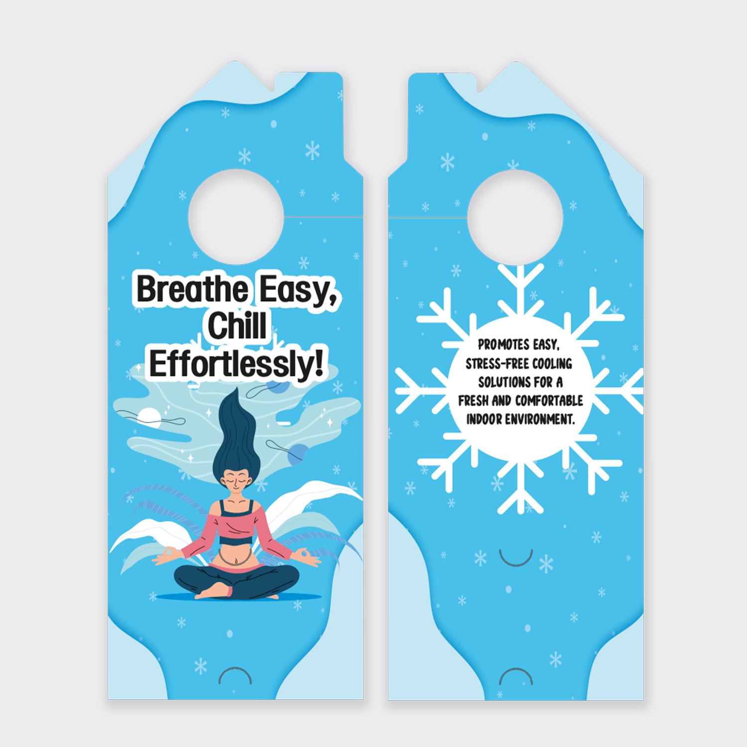 Air Conditioning Door Hangers