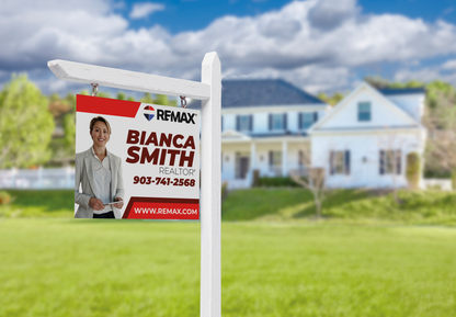 Custom real estate yard sign | Realtor Outdoor sign | REMAX Open House Sign