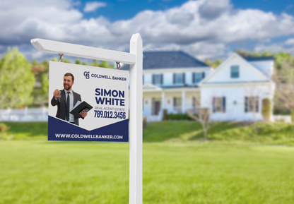 Custom real estate yard sign | Realtor Outdoor sign | Coldwell Banker Open House Sign