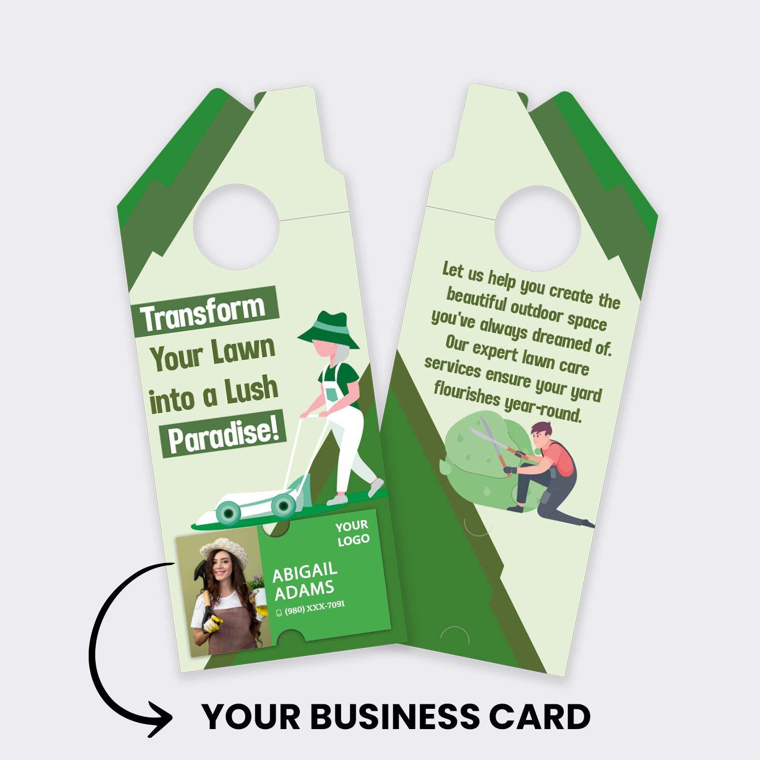 Lawn Care Door Hangers