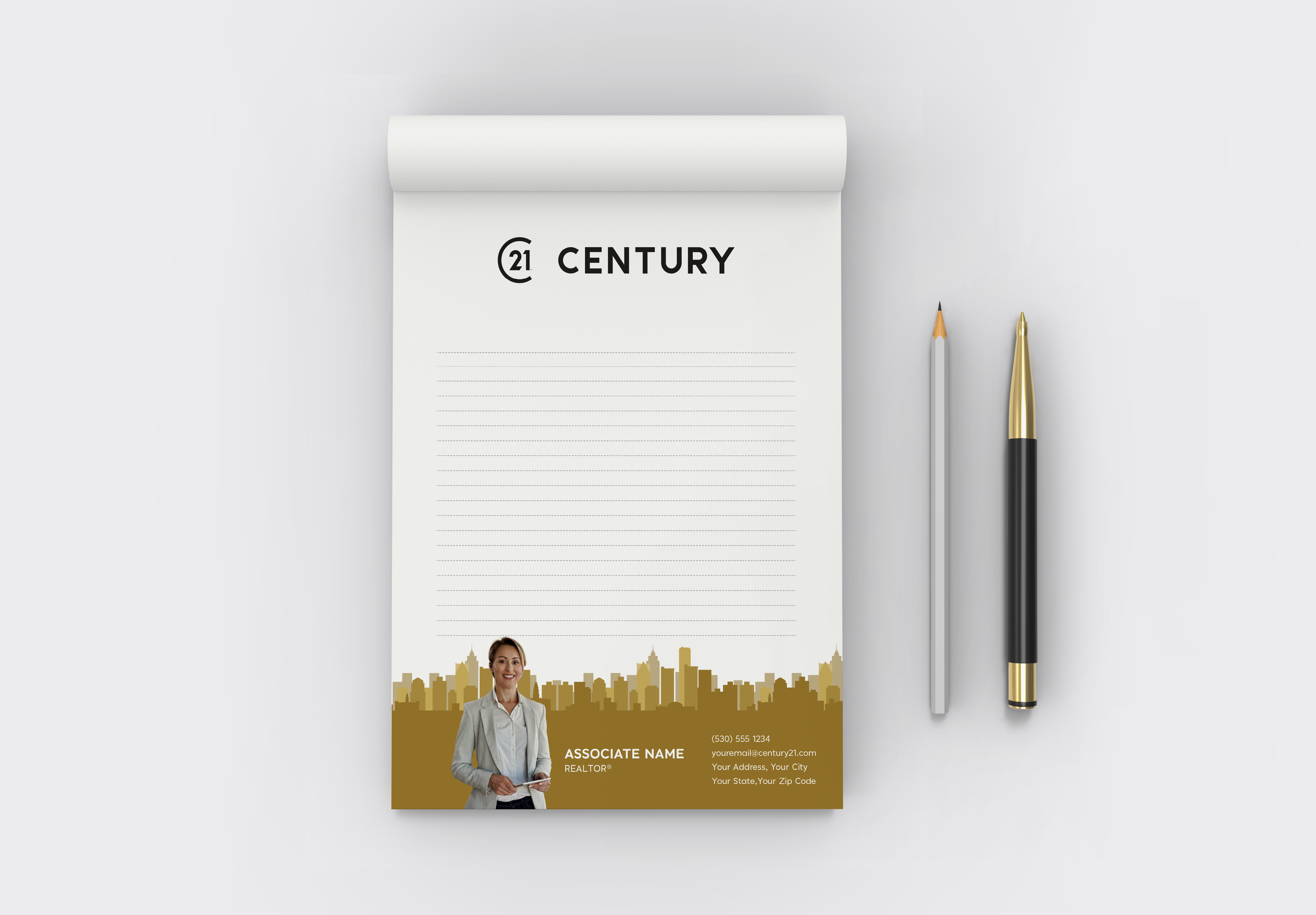 Century 21 Custom Realtor Notepad