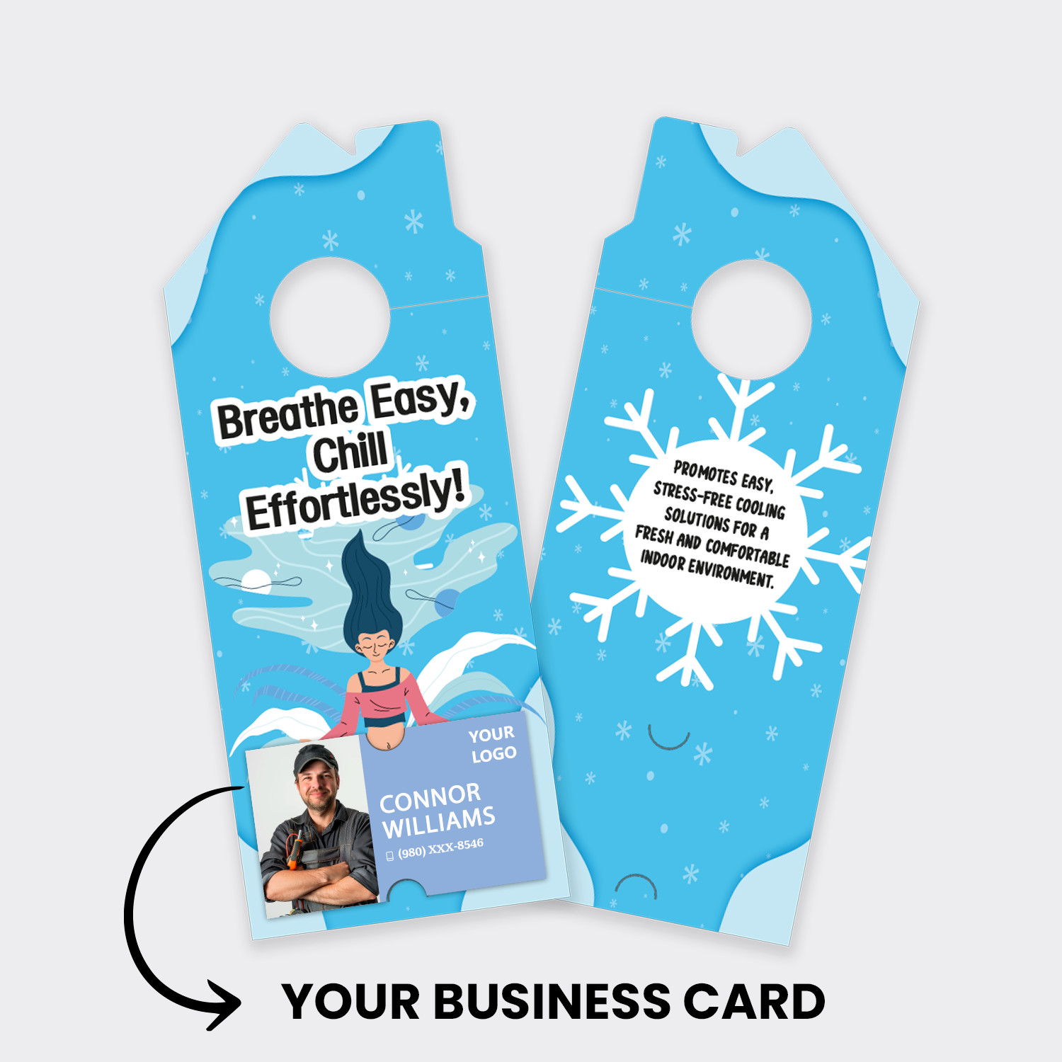 Air Conditioning Door Hangers