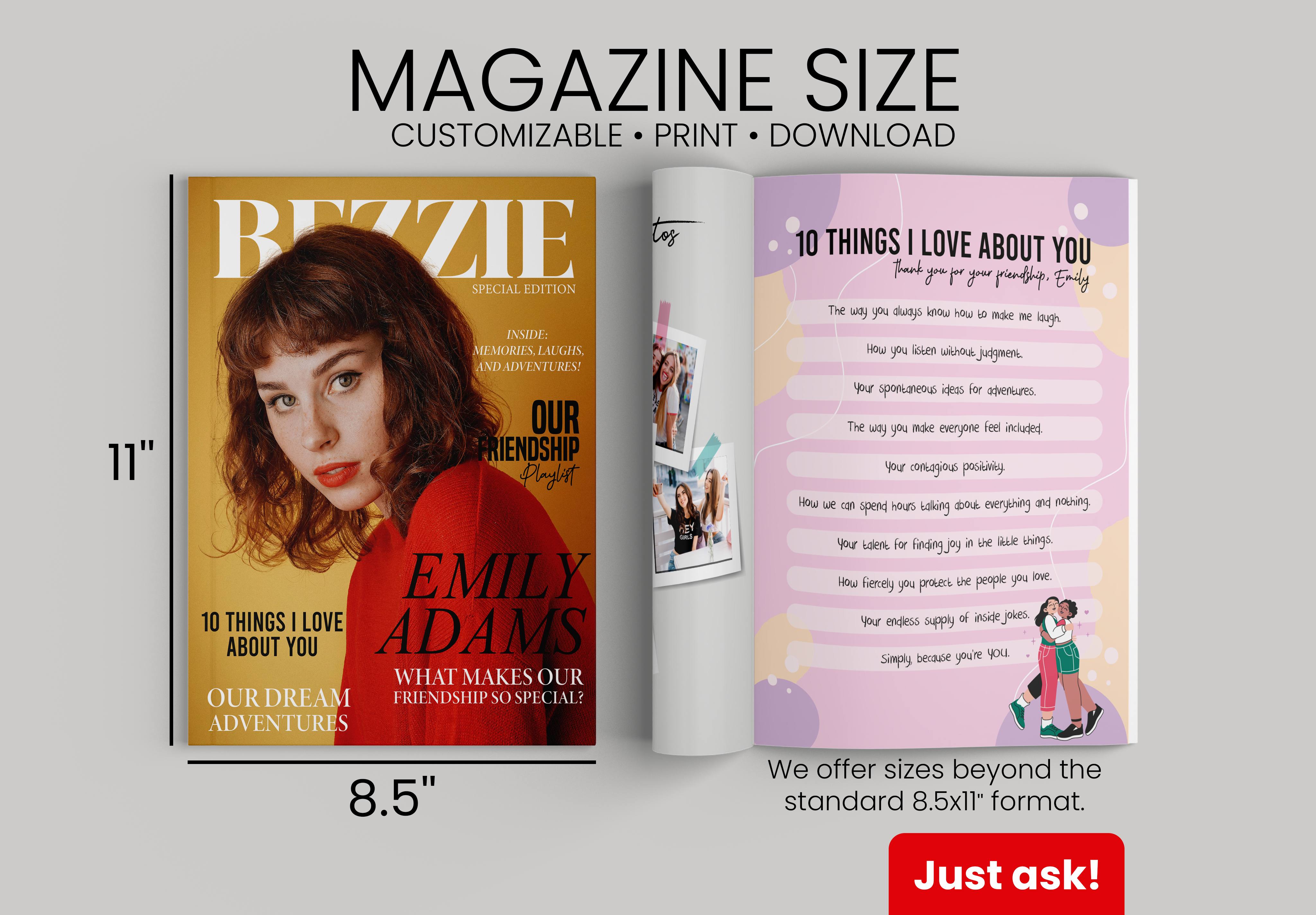 Custom Best Friend Magazine