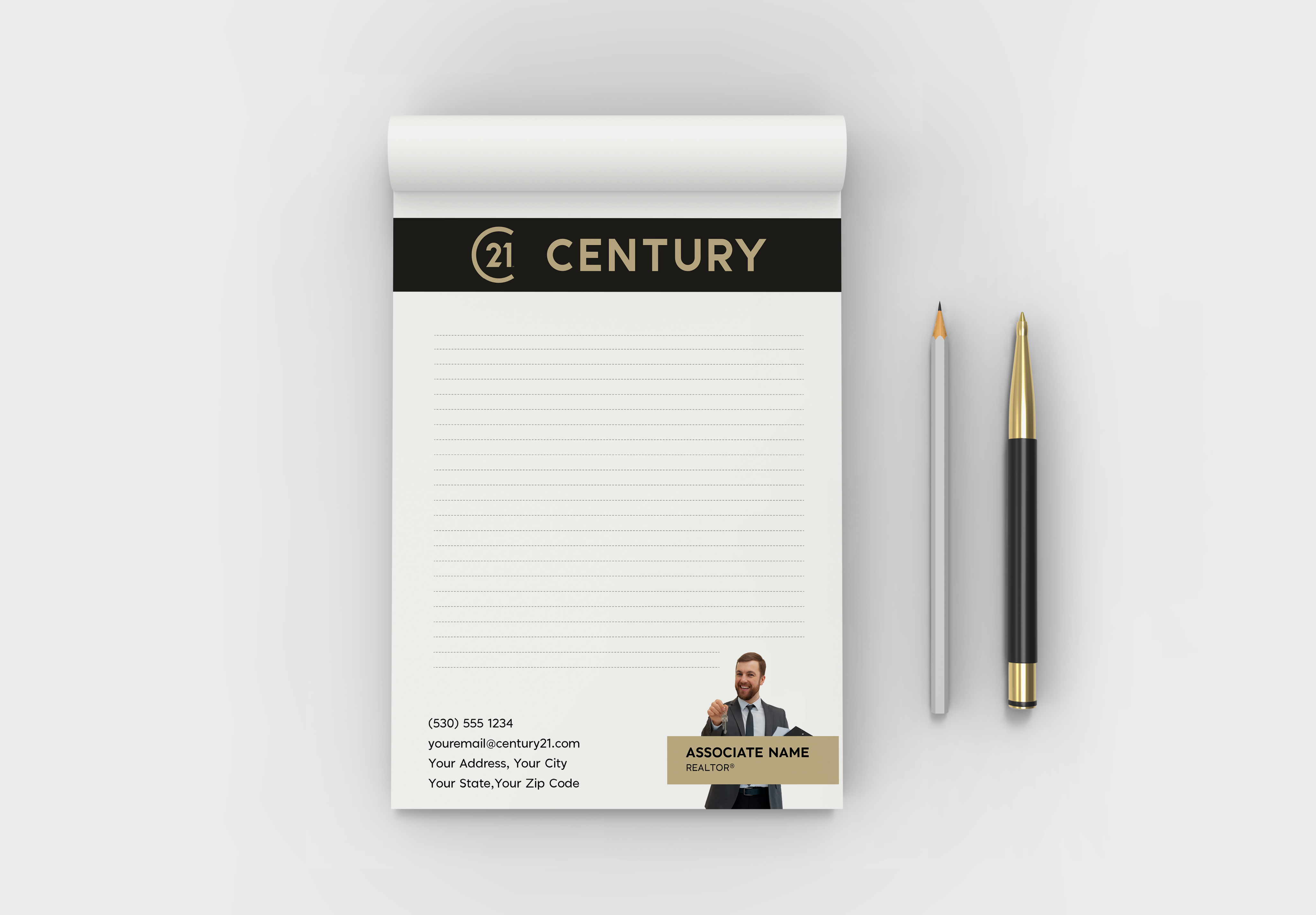 Century 21 Custom Realtor Notepad