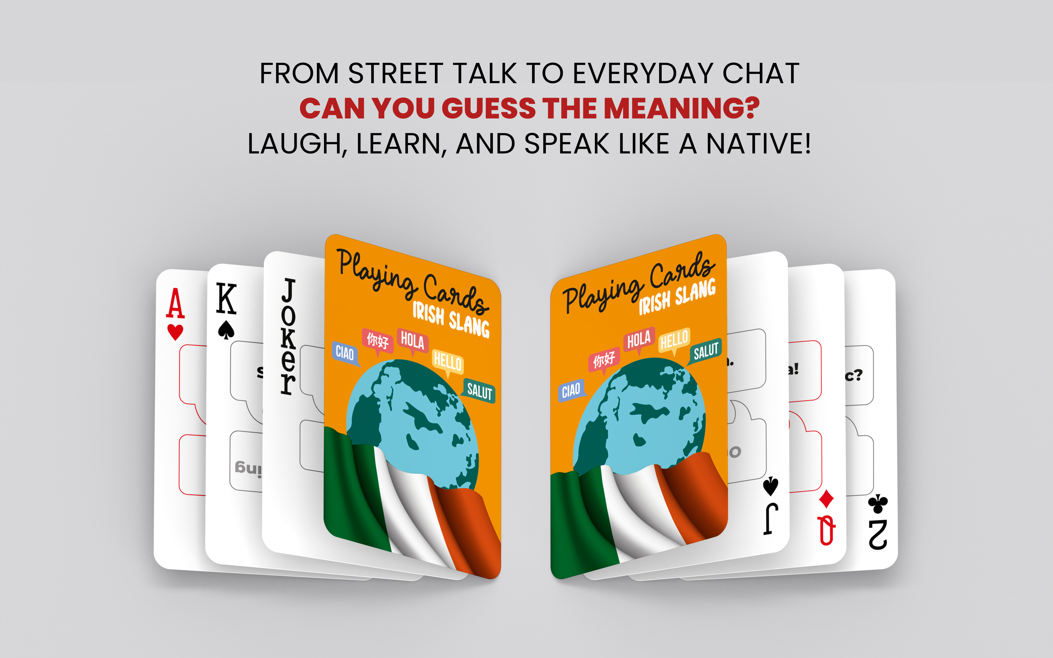 RUSH Irish Slang Generic Playing Cards