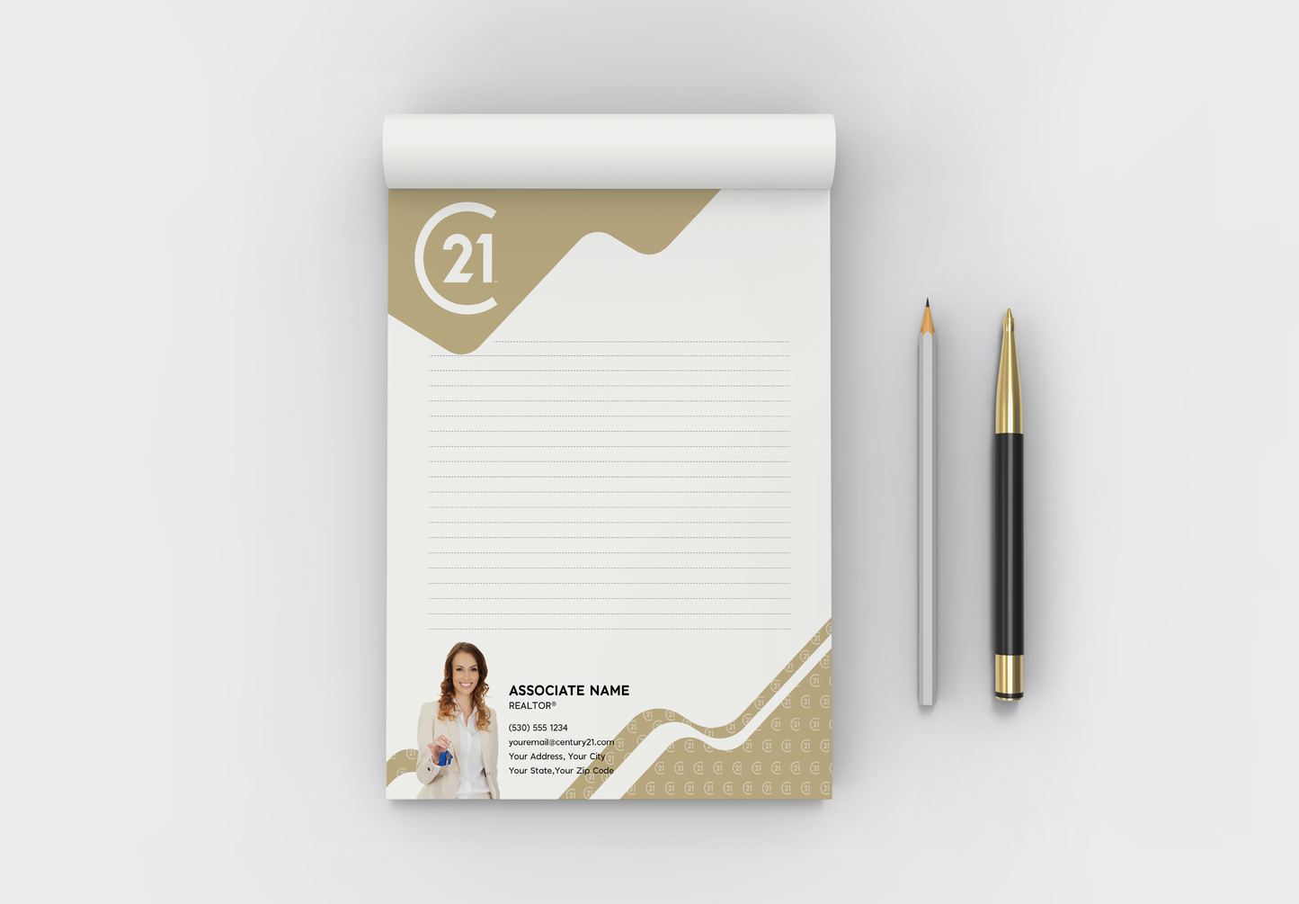 Century 21 Custom Realtor Notepad