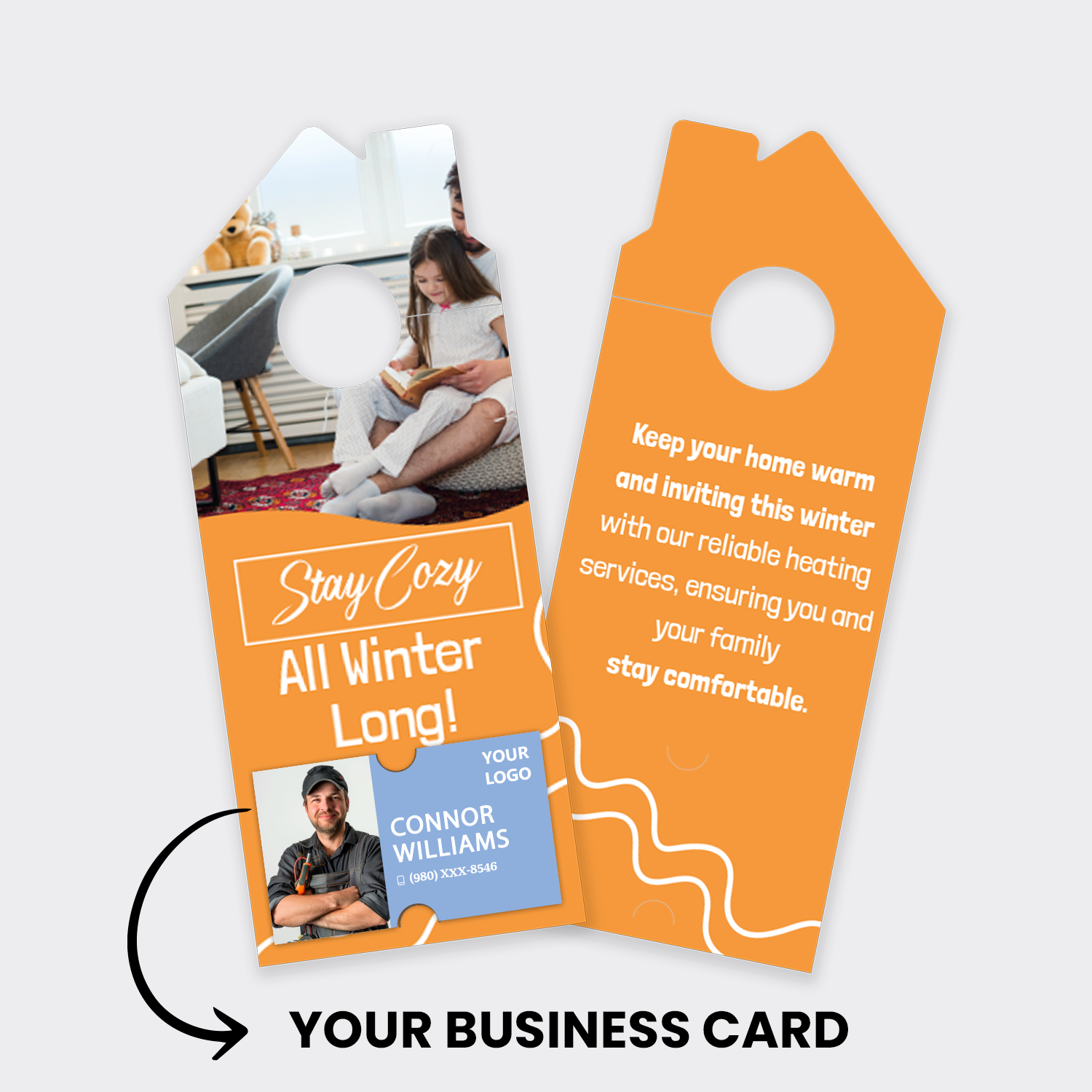 Heating Service Door Hangers