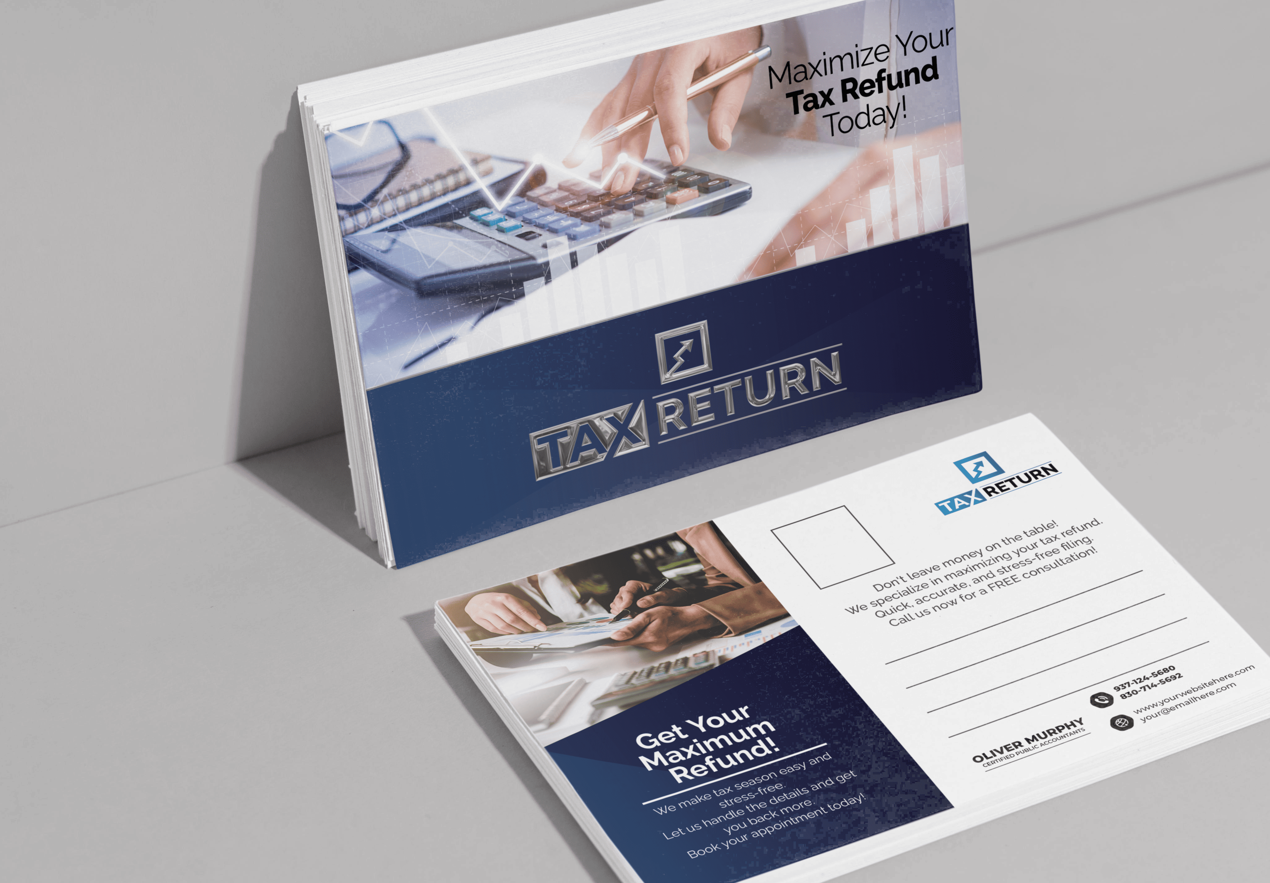 Tax Return Postcards | Luxury