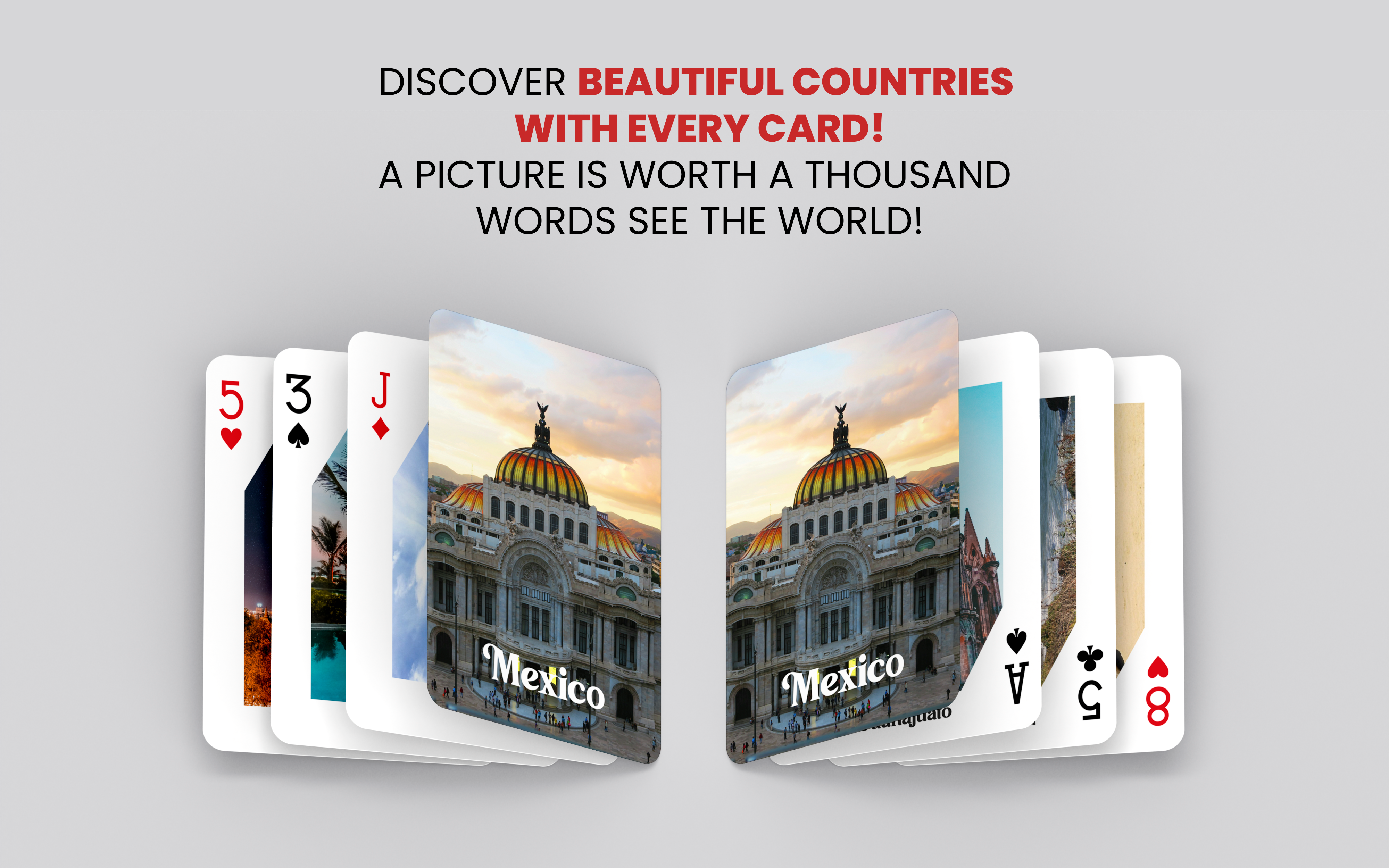 RUSH Magical Towns of Mexico Playing Cards