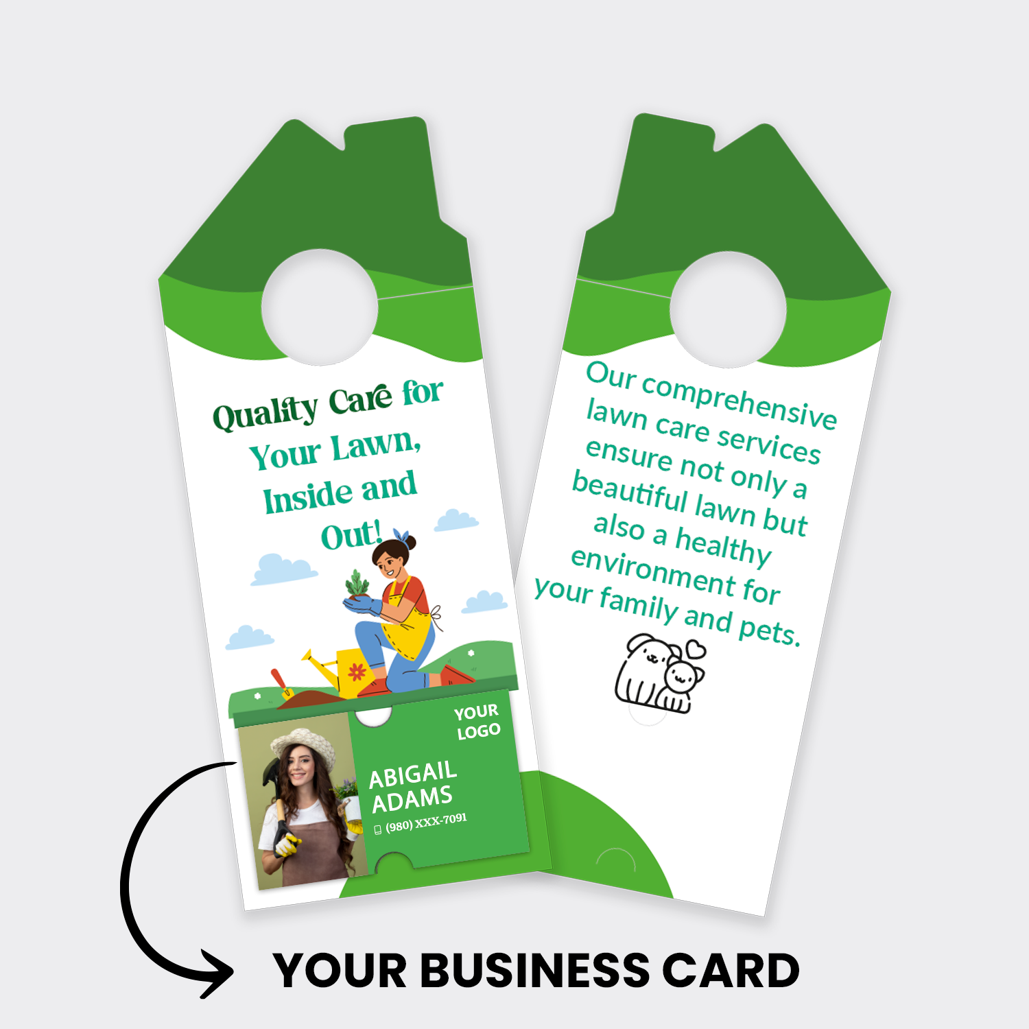 Lawn Care Door Hangers