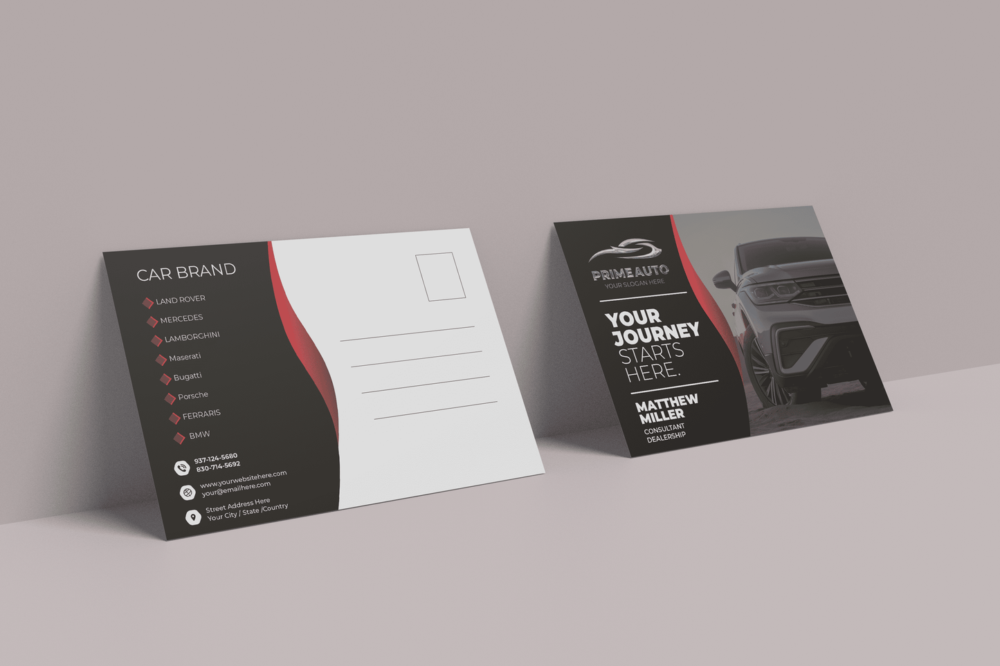 Dealerships Postcards | Luxury