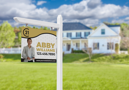 Custom real estate yard sign | Realtor Outdoor sign | Century 21 Open House Sign