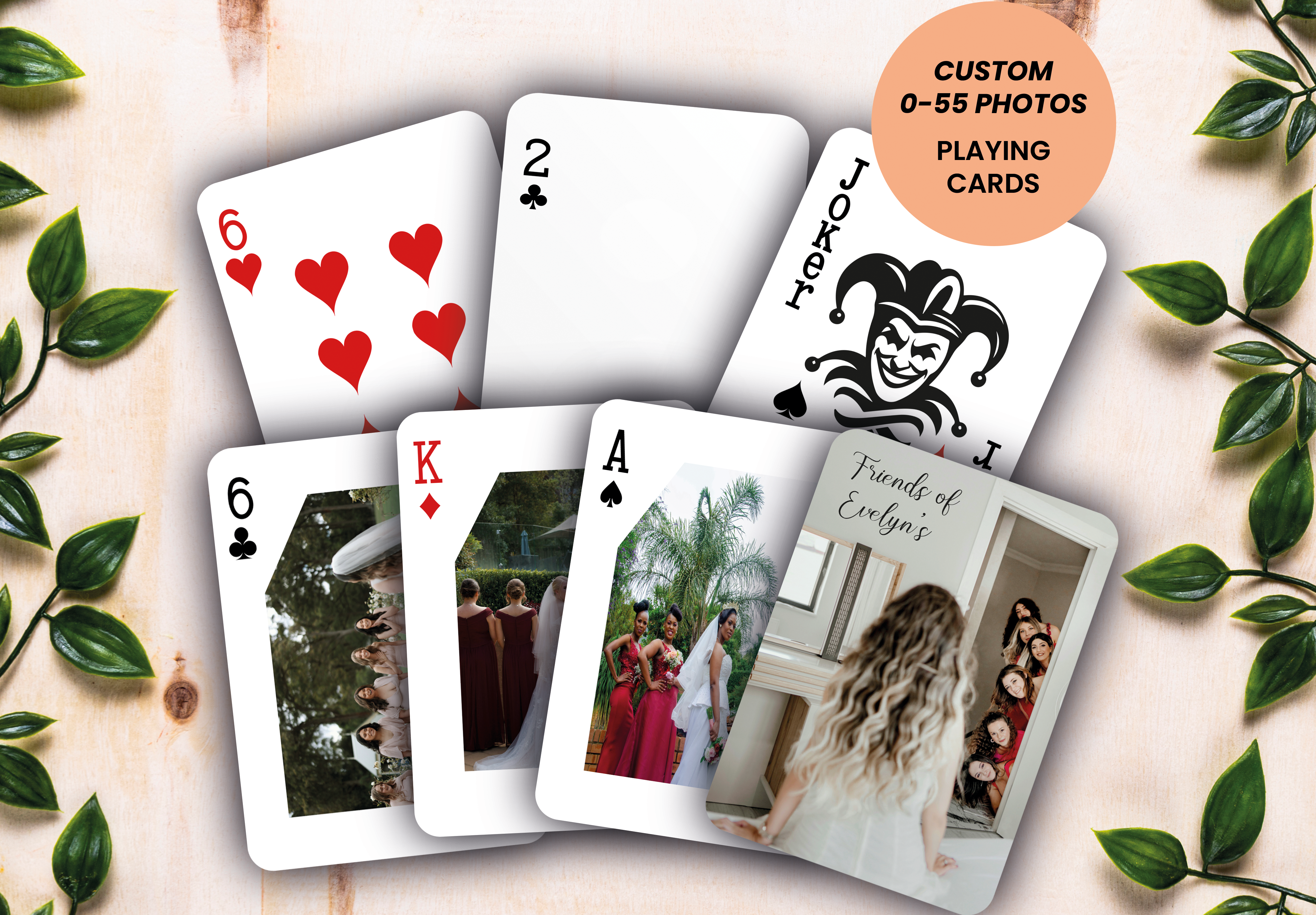 RUSH Bridesmaid Playing cards