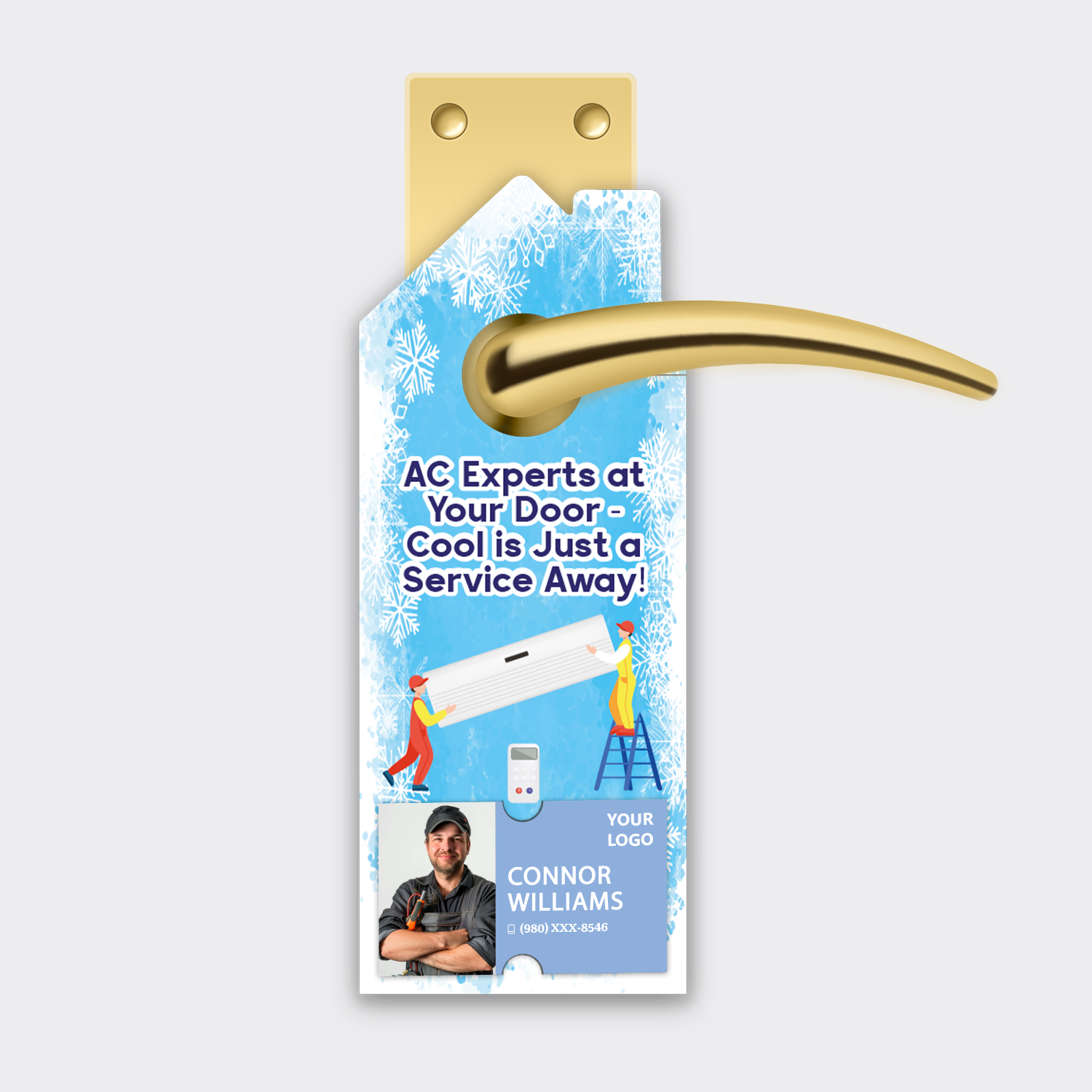 Air Conditioning Door Hangers