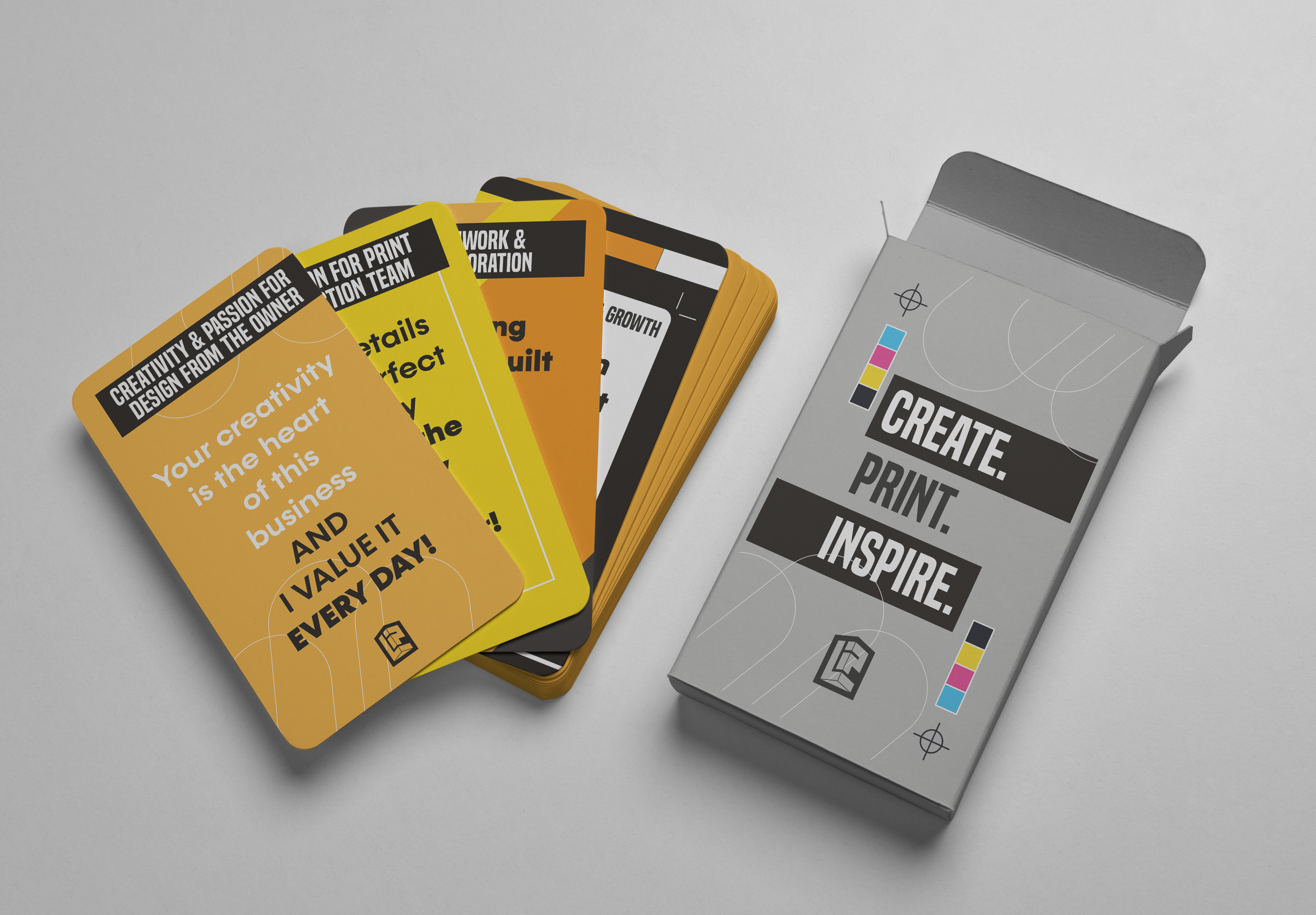 Personalized Company Quote Cards