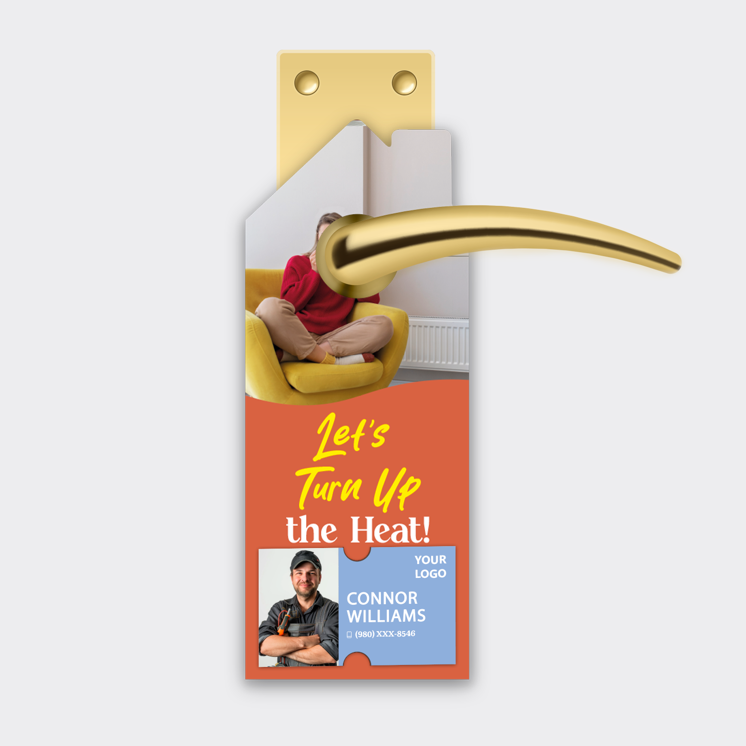 Heating Service Door Hangers
