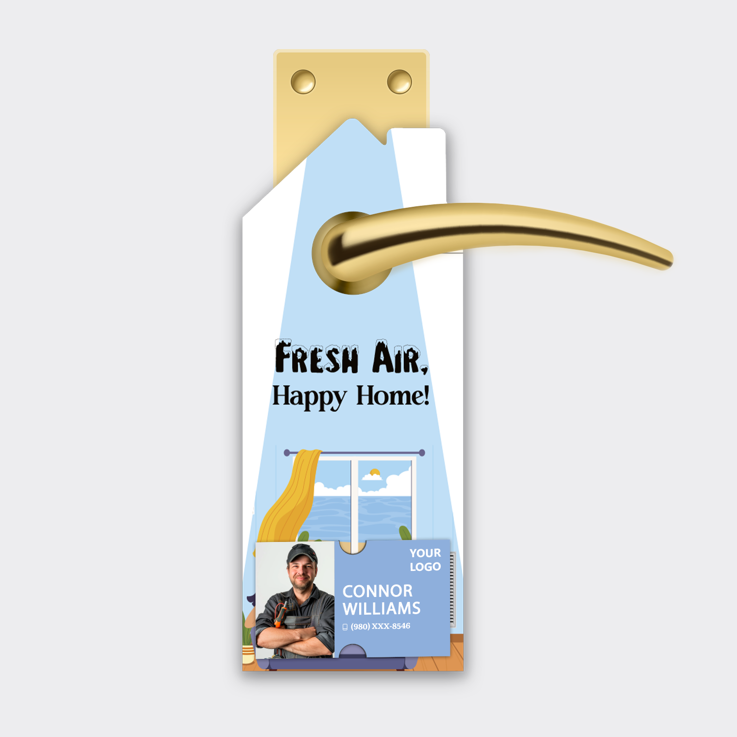 Air Conditioning Door Hangers