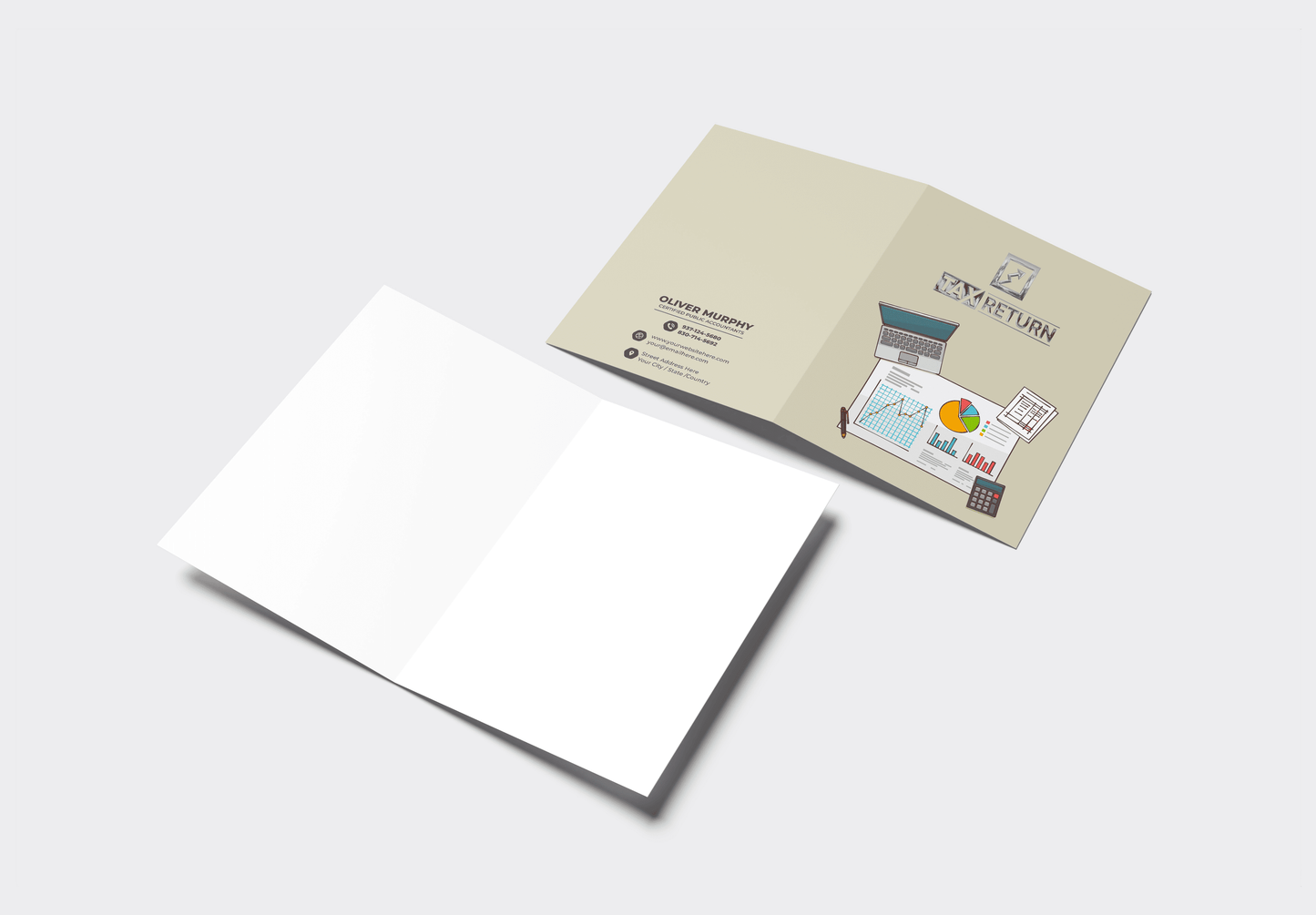 Tax Return Greeting Cards | Luxury